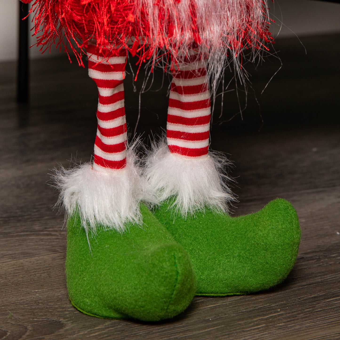 46cm Battery Operated Light up Standing Christmas Elf Gonk with Warm White LEDs