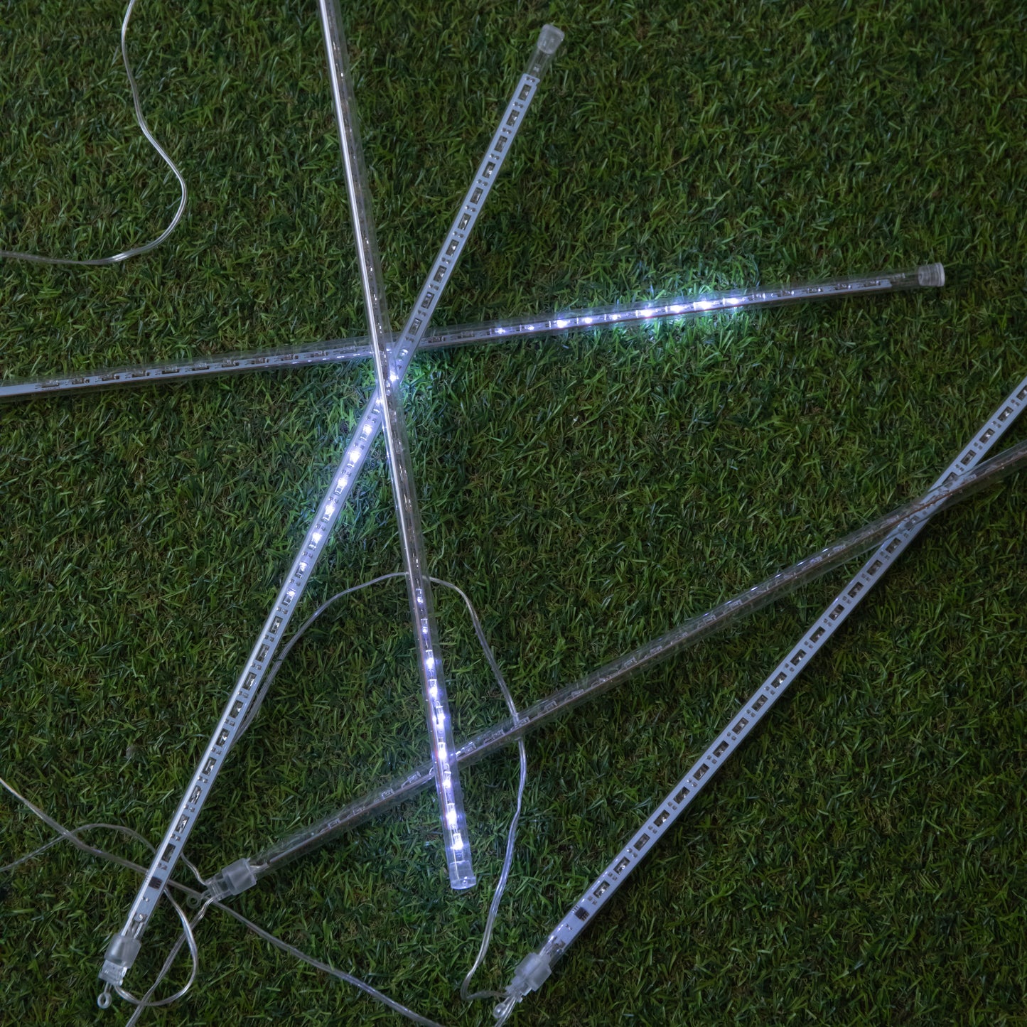 Set of 5 Christmas Shower Lights with Snowing Effect & 150 White LEDs