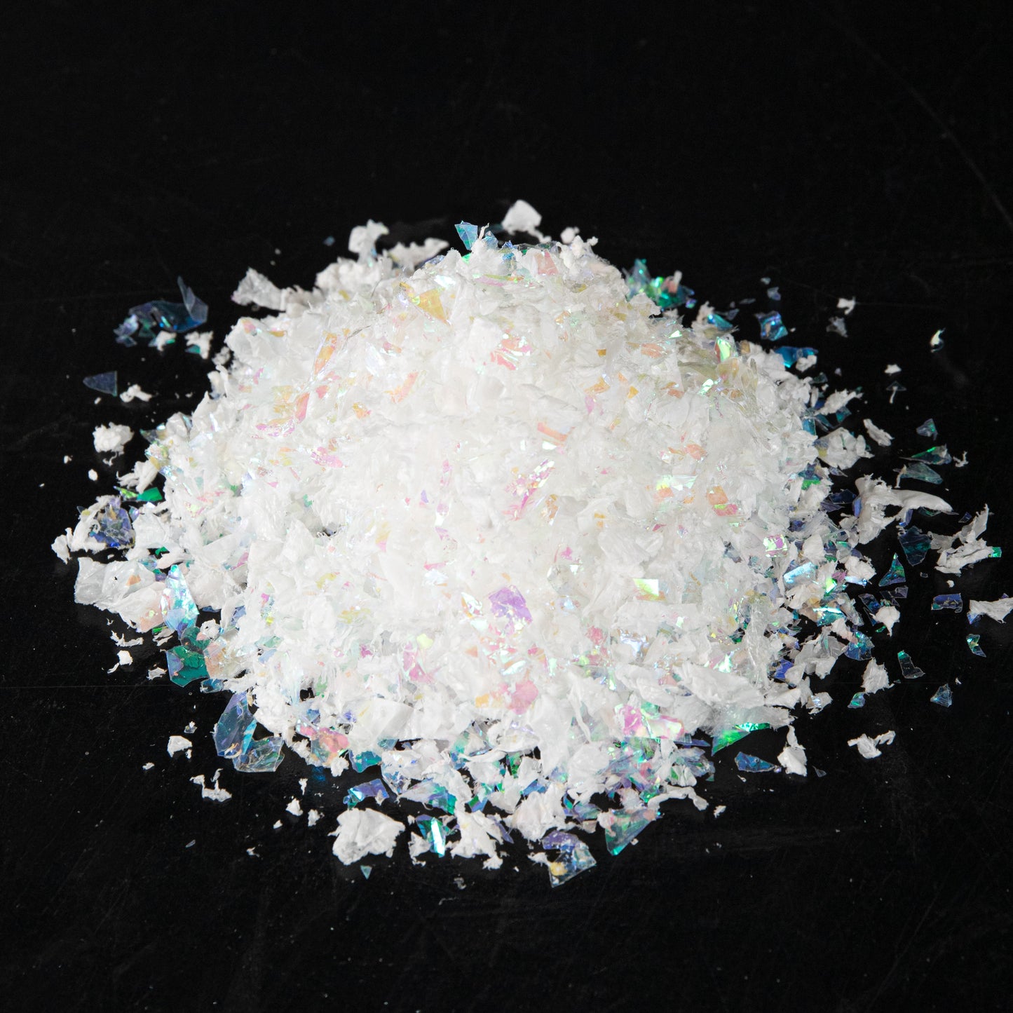 3 Pack of 150g of Frosted Iridescent Fake Christmas Snow Decoration