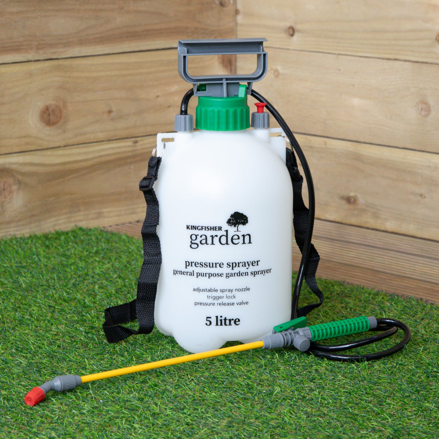 5 Litre Garden Pressure Sprayer with Shoulder Strap for Weeds or Fertiliser