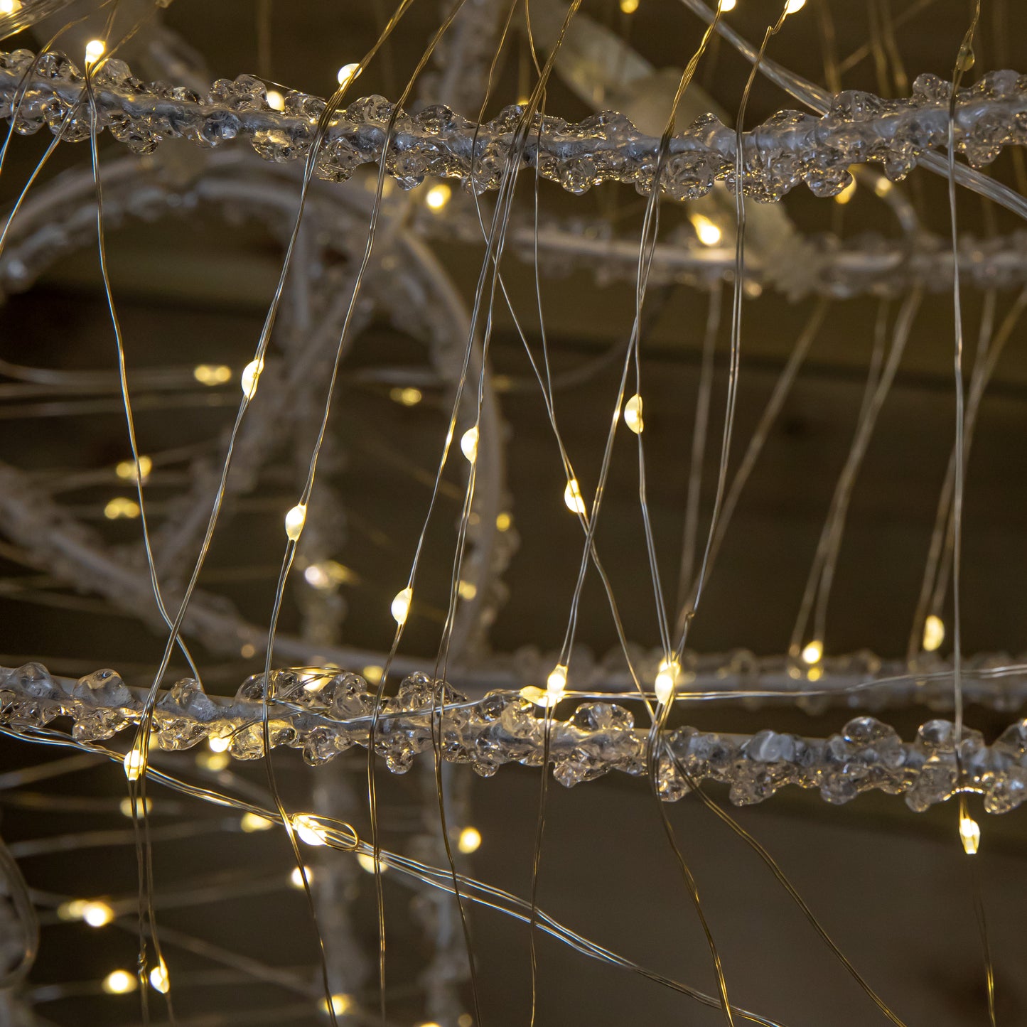 1.48m Light up Acrylic Christmas Deer Decoration with Red Bow and 940 Warm White LEDs