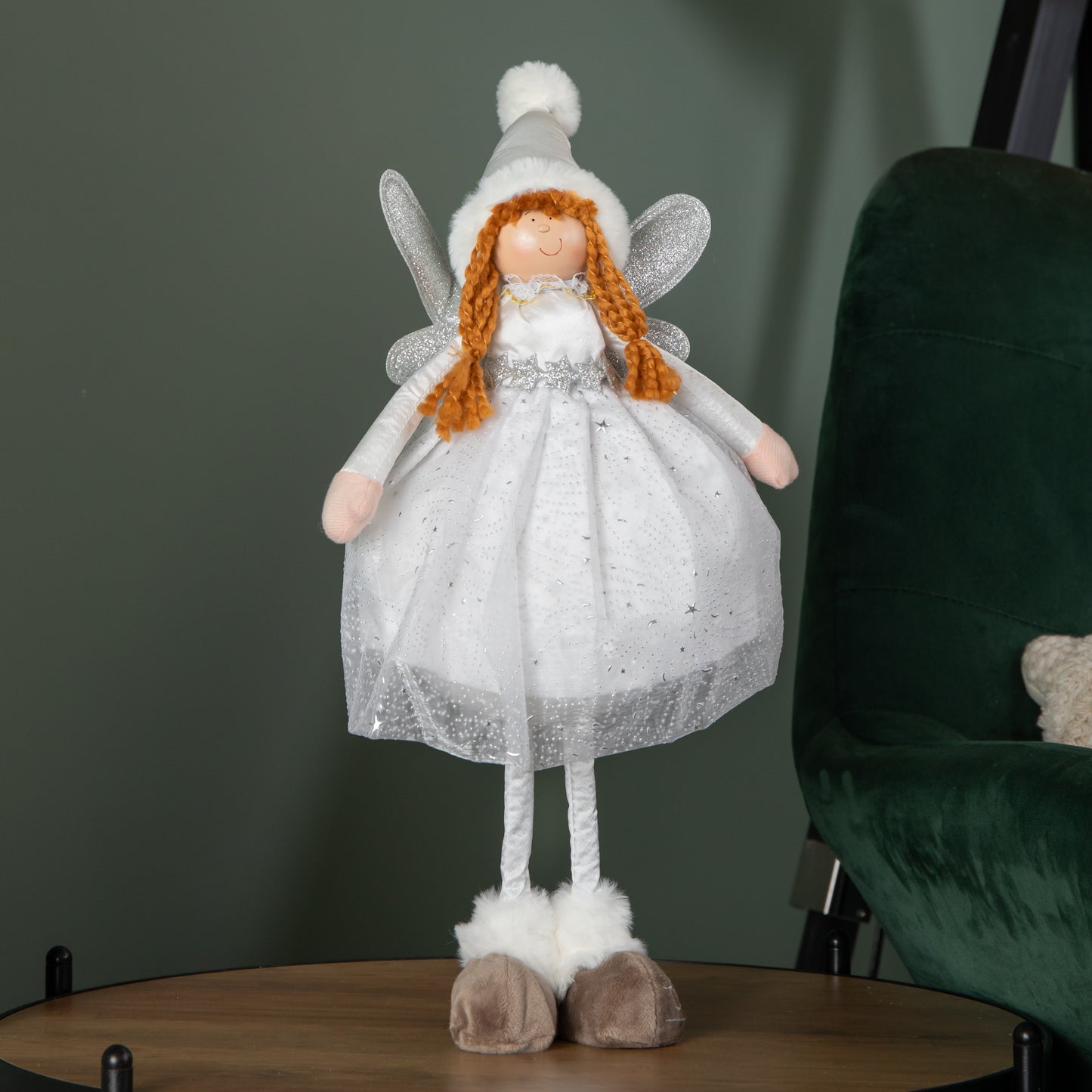 48cm Standing Soft White Fairy Magic Christmas Decoration