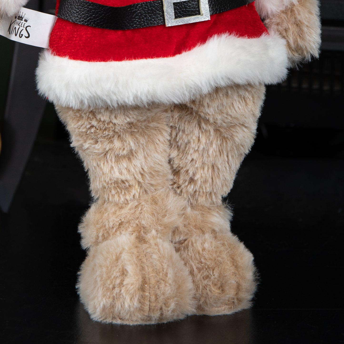 35cm Plush Standing Teddy Santa Christmas Decoration
