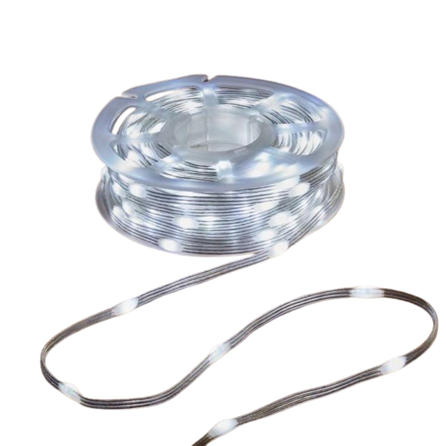 37.5m Light up Christmas Two Tone String Lights with 500 Warm White & Cool White LEDs