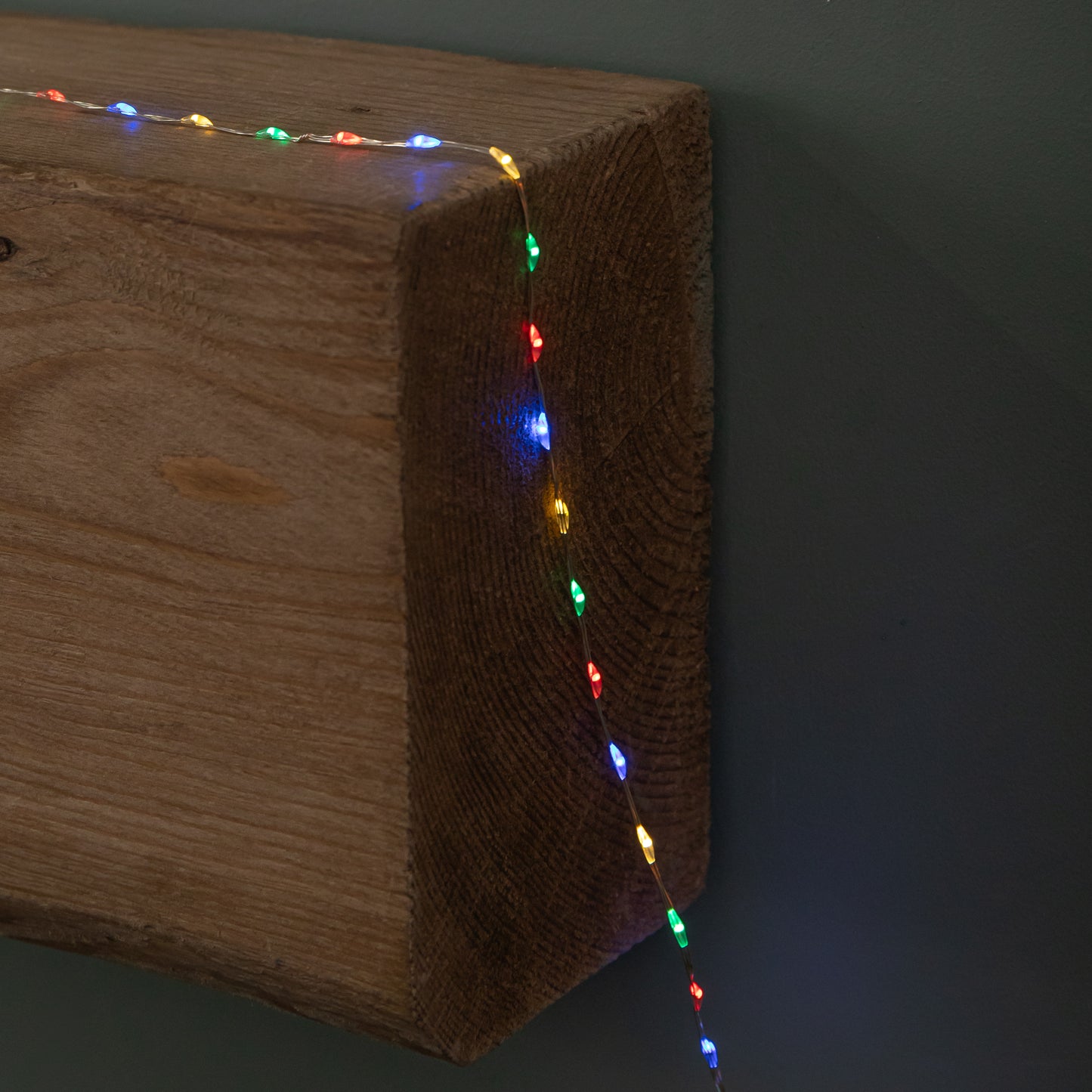 6.4m Compact MicroBrights Christmas Lights with 400 LEDs in Multi-coloured