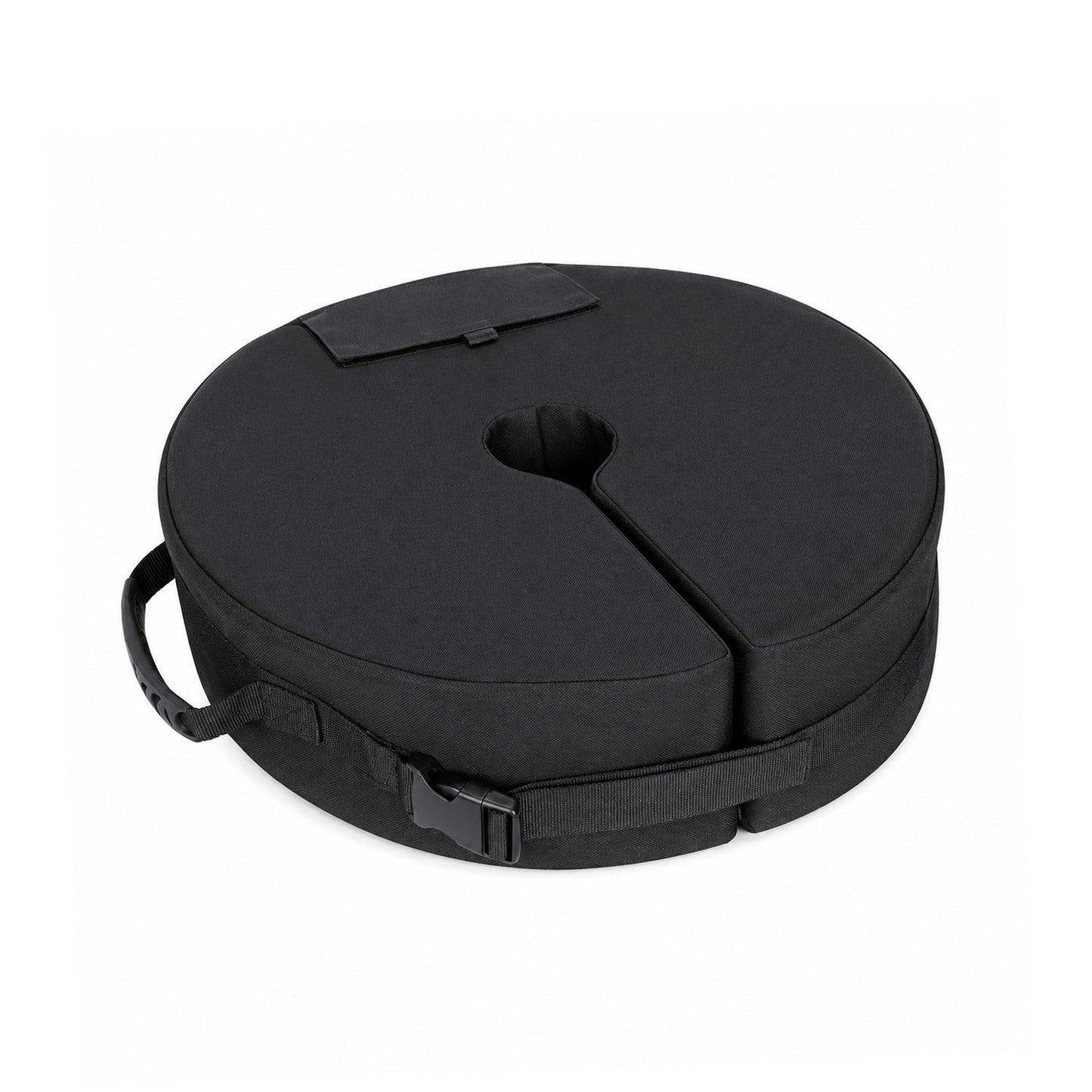 40kg Black Heavy Duty Round Garden Patio Parasol Umbrella Refillable Base Weight Bag