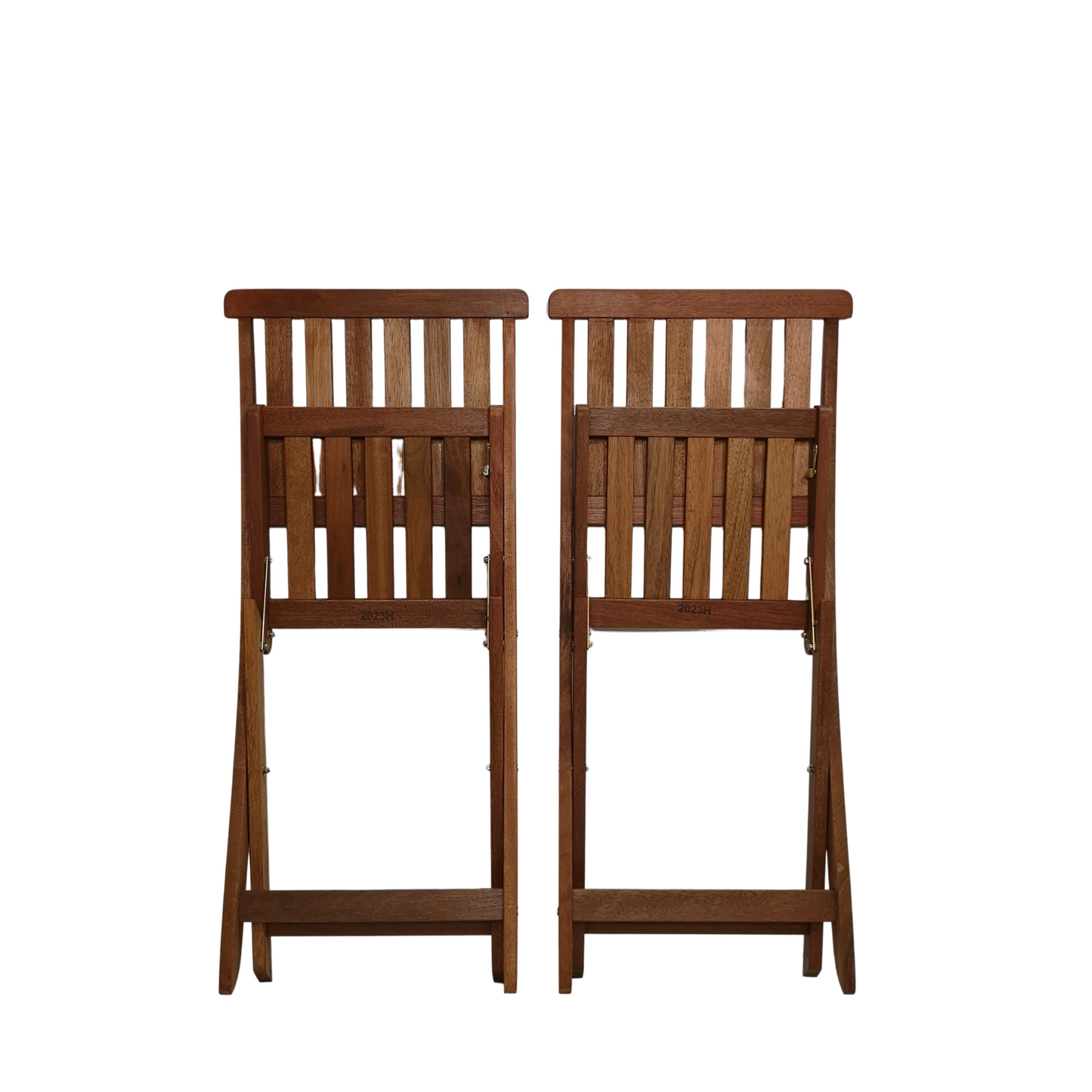 Outdoor 2 Person Folding Square Wooden Garden Dining Table Chairs Set