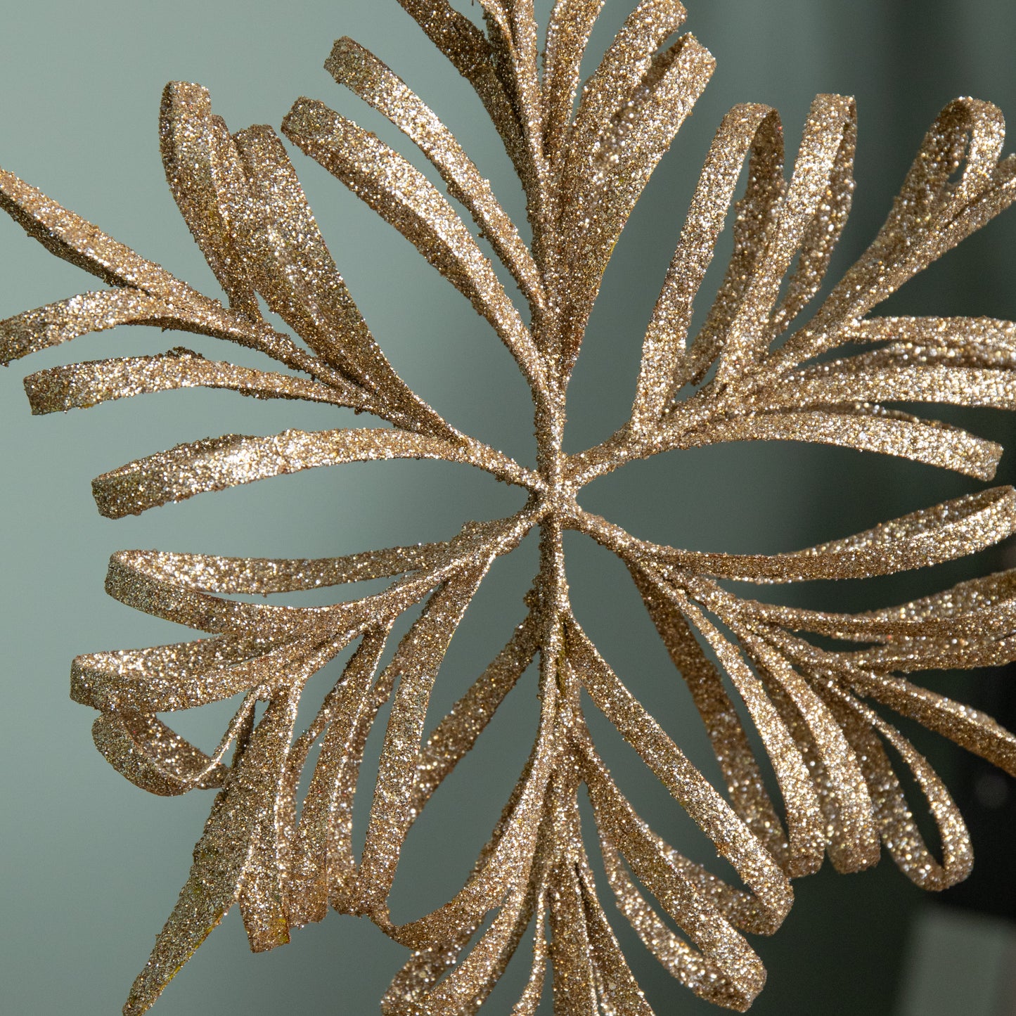 29cm Antique Gold Snowflake Christmas Tree Topper