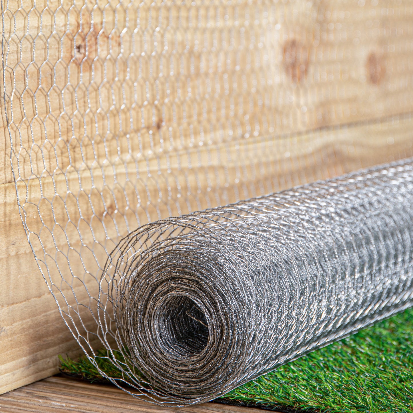 10m x 90cm x 13mm Galvanised Metal Chicken Garden Wire Net Fencing