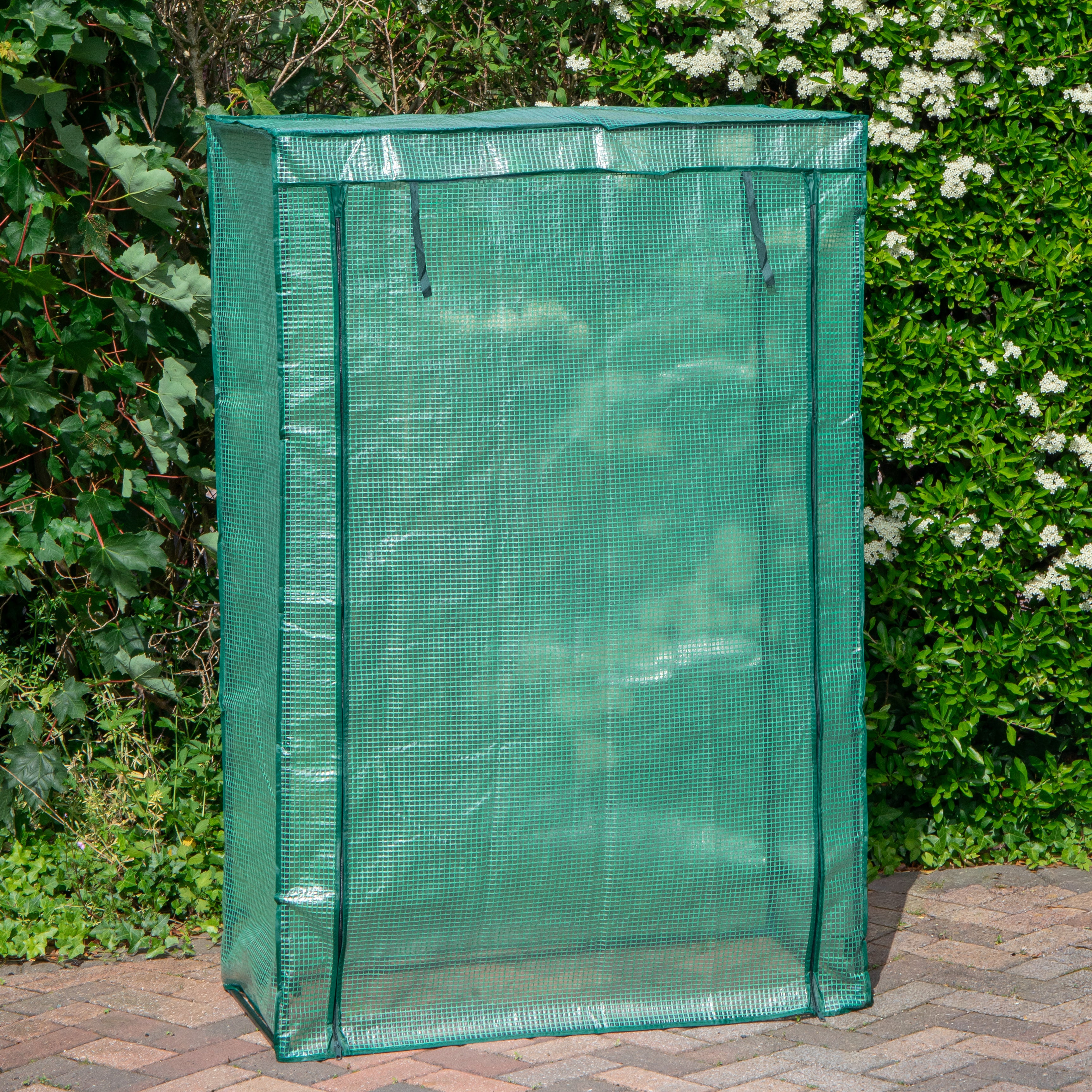 1.5m x 1m Outdoor Tomato Greenhouse with Steel Frame and Protective PE Cover
