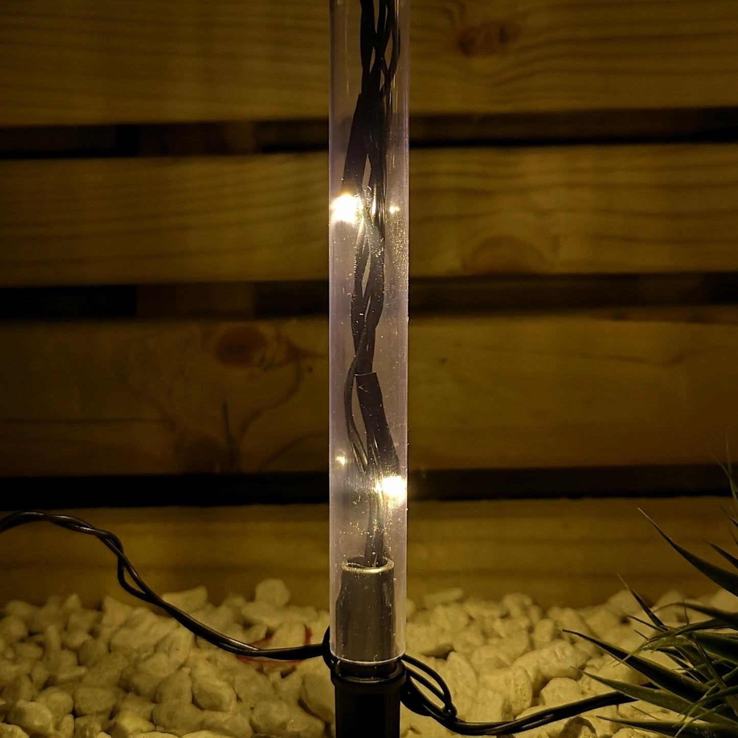 Battery Operated Set of 8 Light up Christmas Snowflake Garden Stakes with LEDs