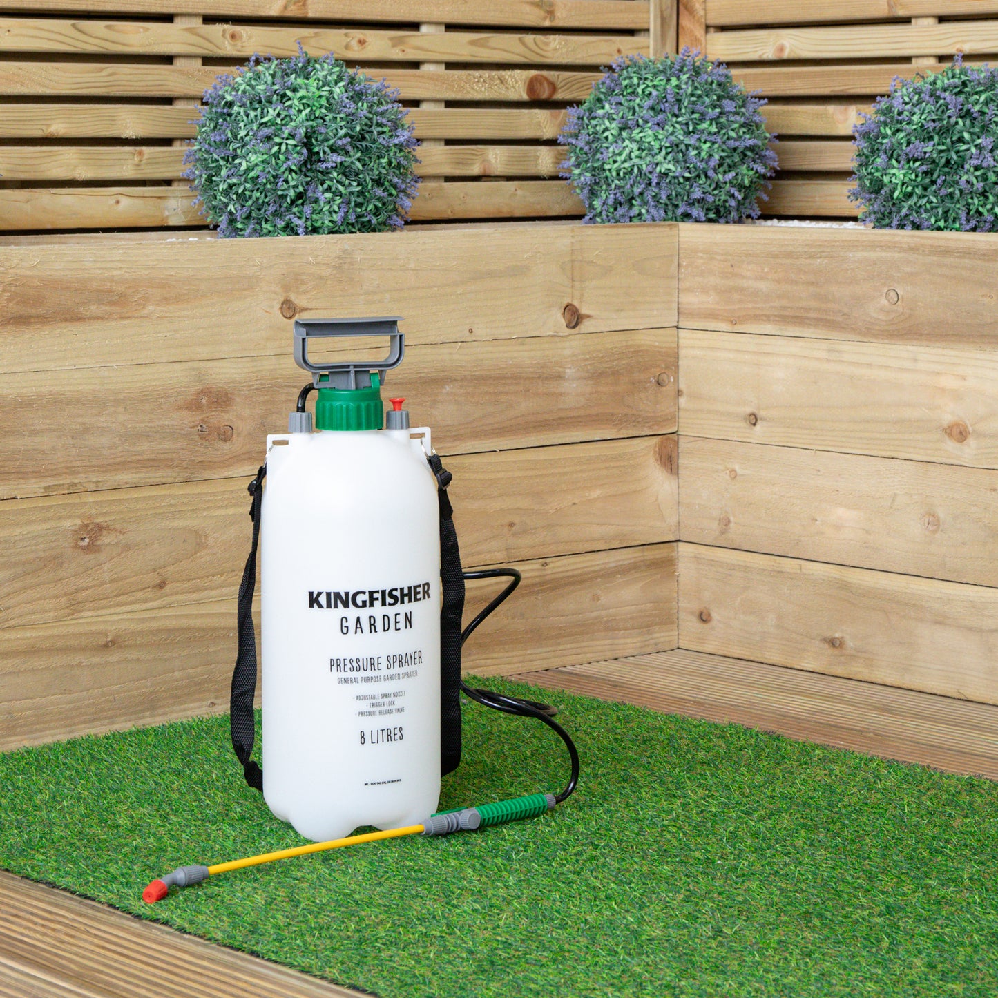 8 Litre Garden Pressure Sprayer with Shoulder Strap & Lance