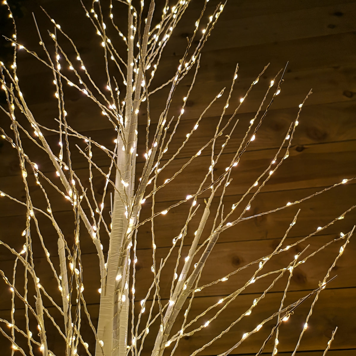 5ft (1.5m) White Modelling Micro Dot Tree with 900 Twinkling LEDs in Warm white 