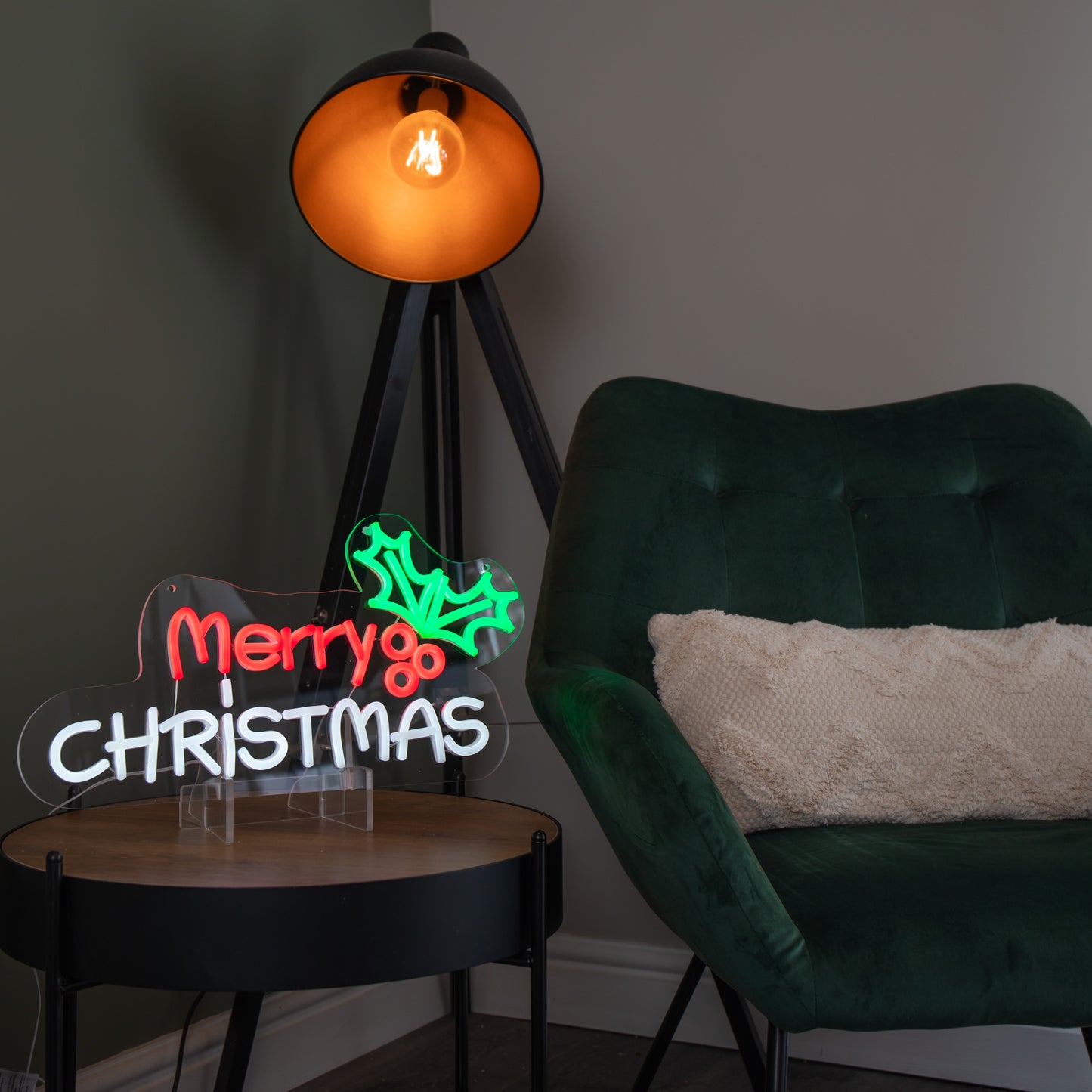 40cm Light up Merry Christmas Neon Sign 