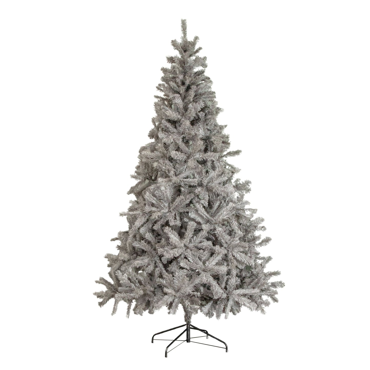 8ft (2.4m) Plain Grey Colorado Spruce Wrapped Christmas Tree 1097 Tips
