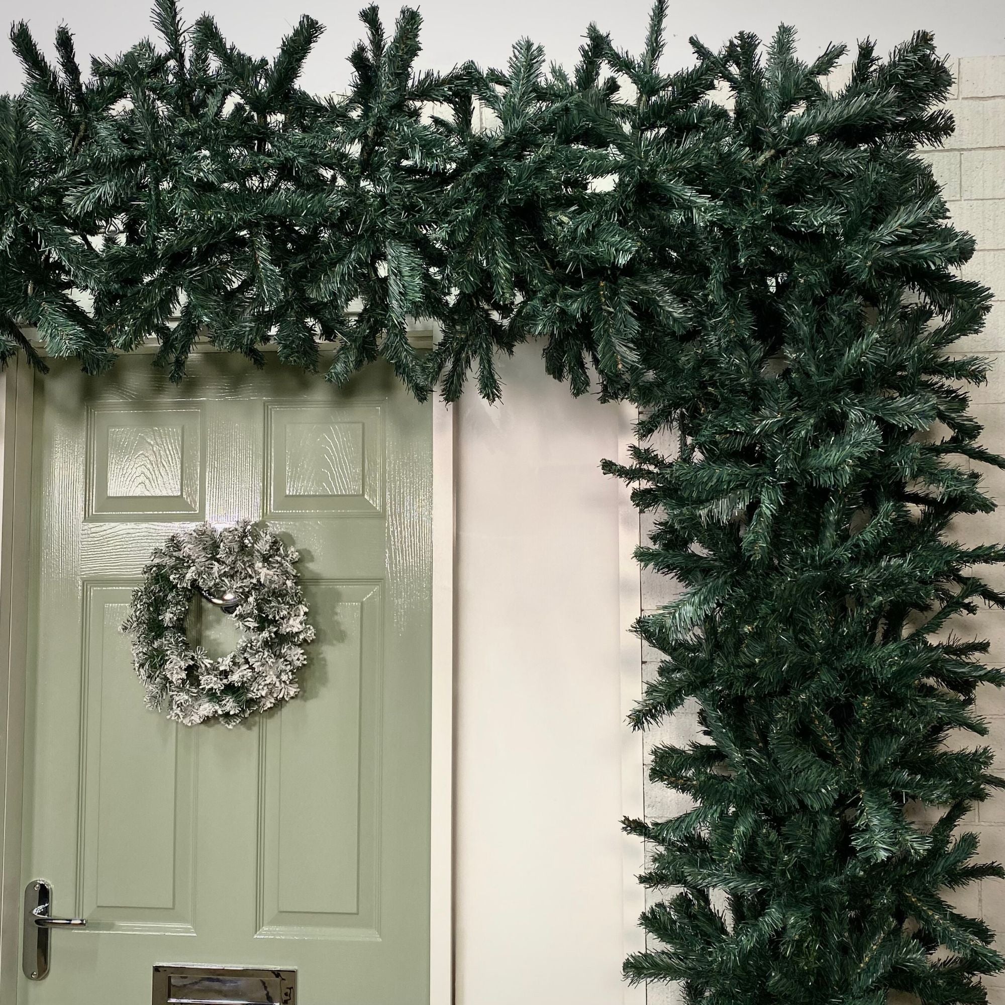 8ft (2.4m) Indoor Outdoor Artificial Christmas Tree Arch in Green