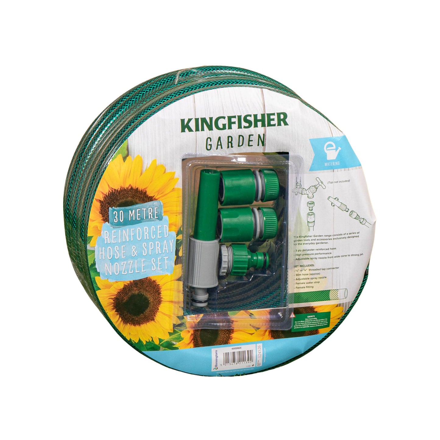 30m Garden Hose and Spray Nozzle Set (430SNSX)