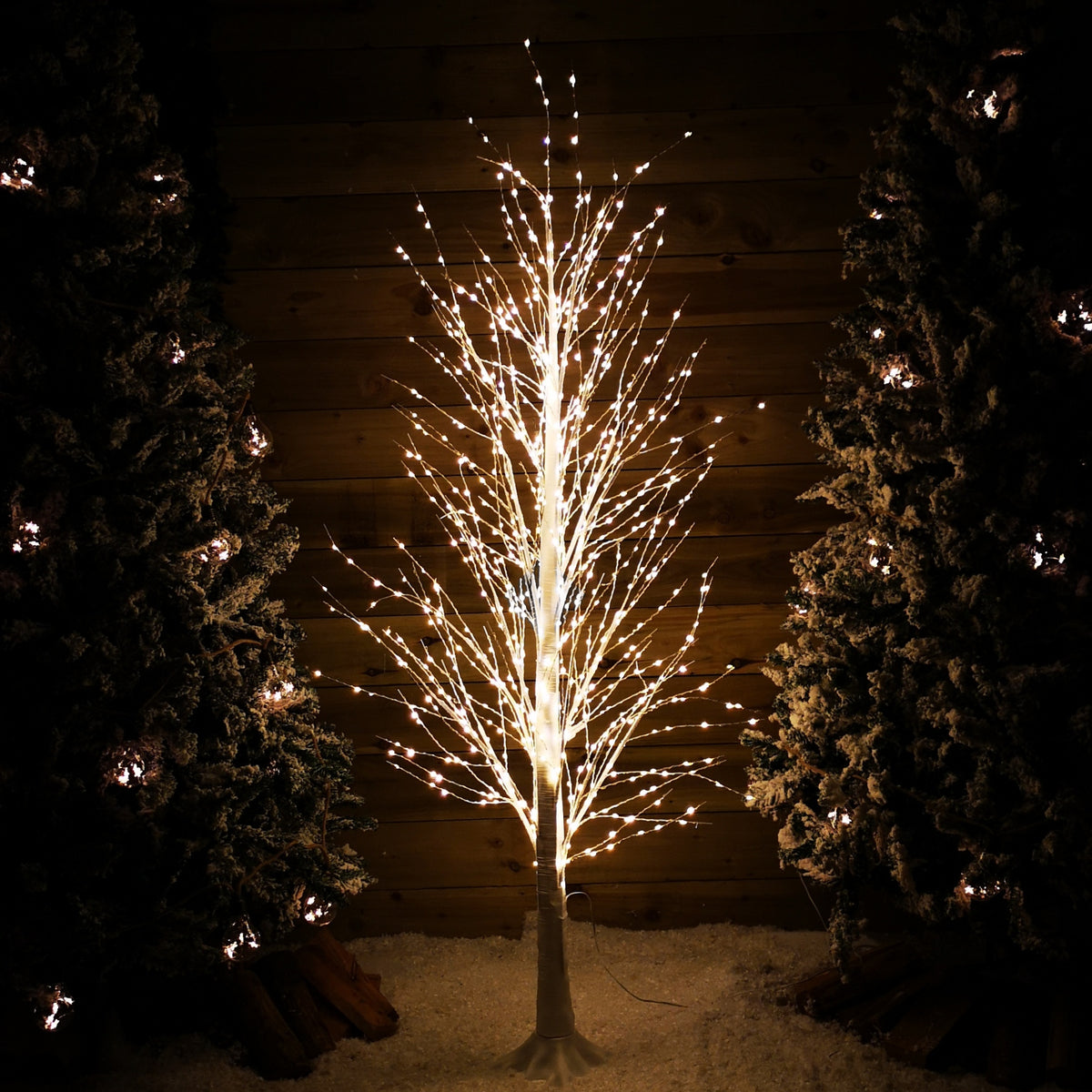 5ft (1.5m) White Modelling Micro Dot Tree with 900 Twinkling LEDs in Warm white 