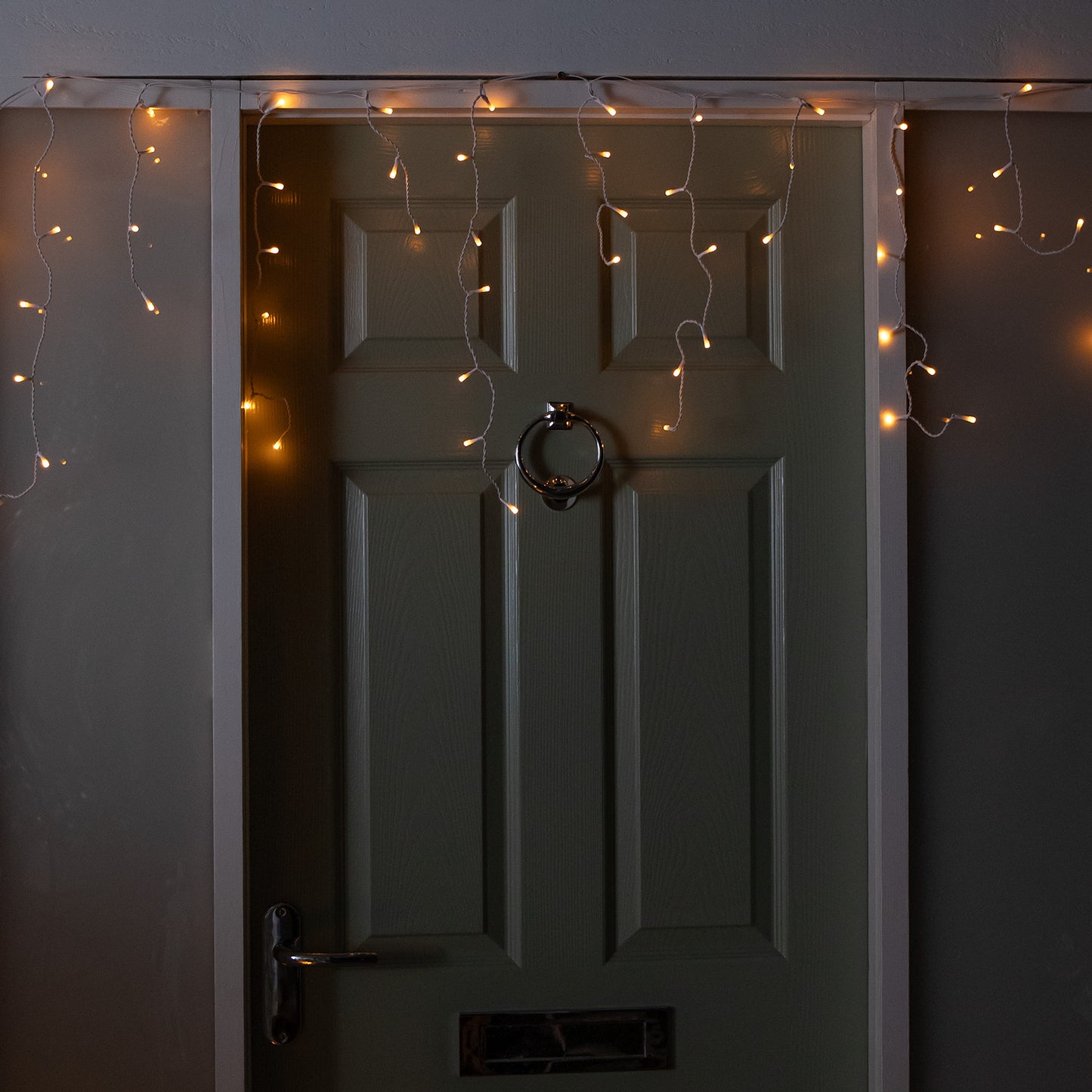 11.5m 460 LED Frosted IcicleBrights Christmas String Lights in Vintage Gold