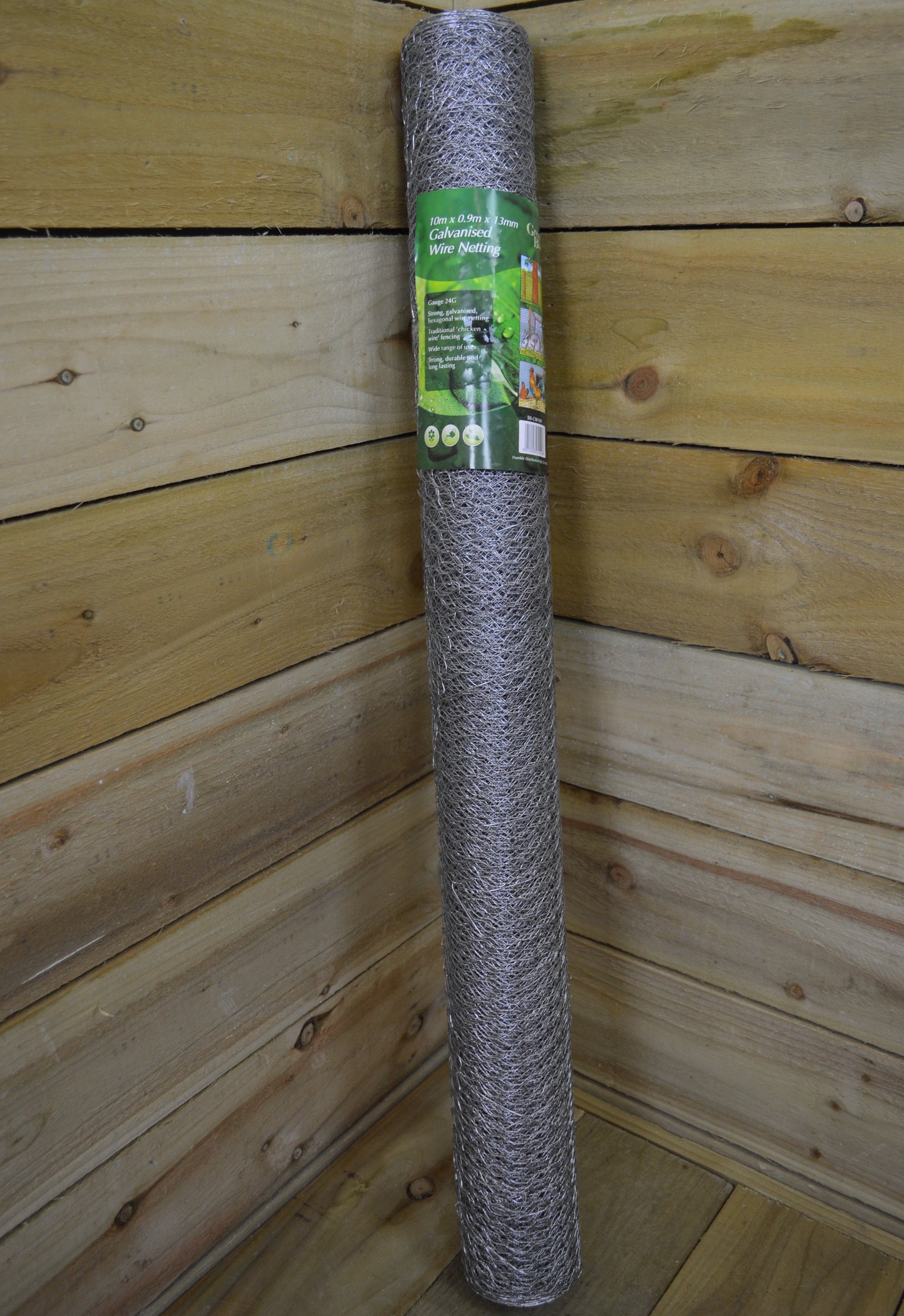 2 Pack of 10m Galvanised Metal Chicken Garden Wire Netting / Fencing