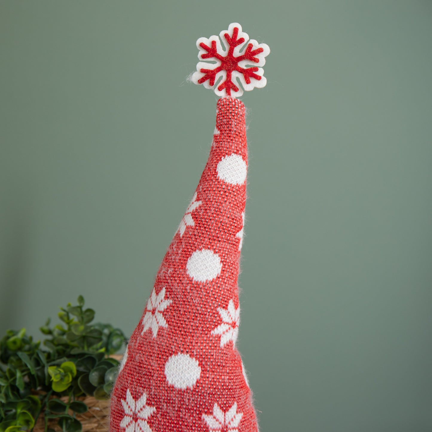 69cm Battery Lit Christmas Gonk Decoration with Dangly legs in Red