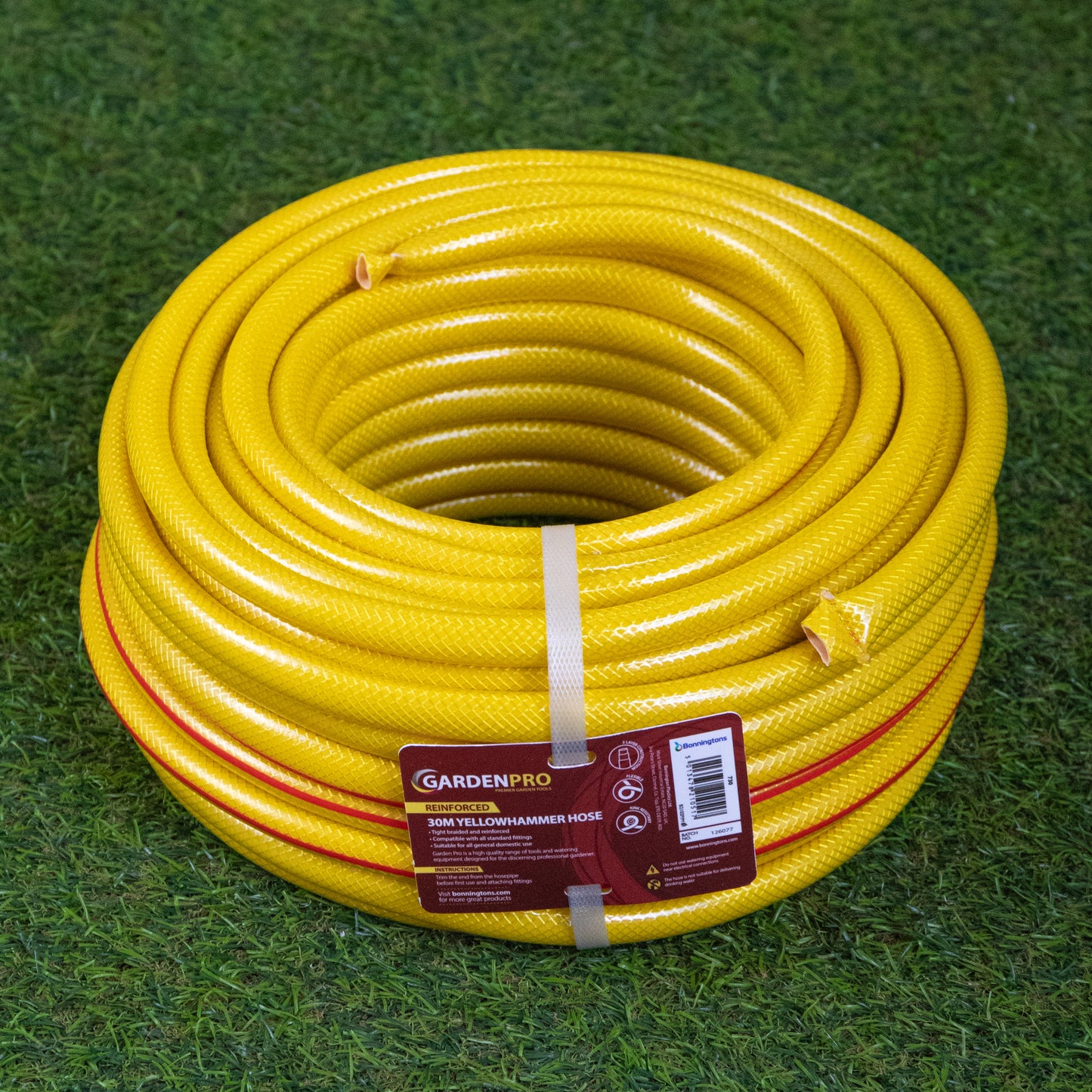 30m Pro Gold Kink Resistant Reinforced Garden Hose Pipe