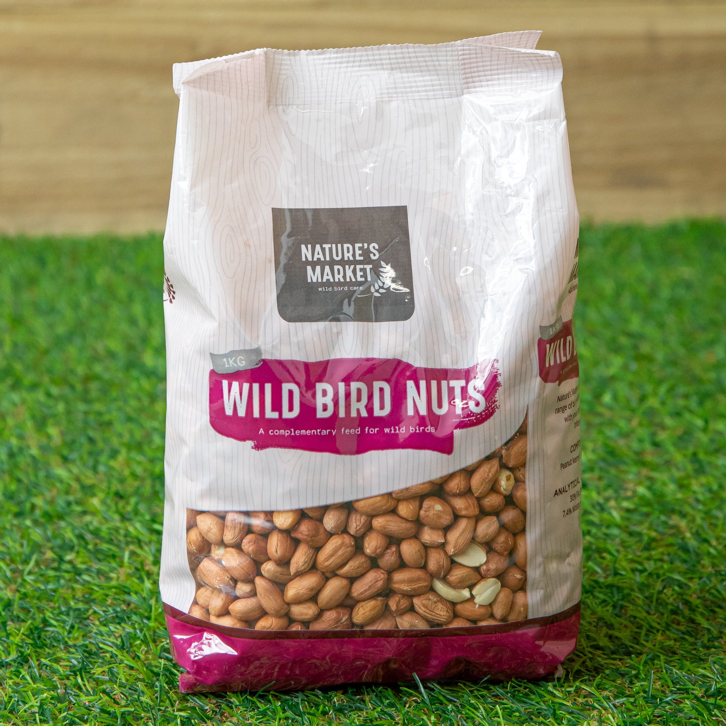1kg Bag Garden Wild Bird Whole Nuts Feed