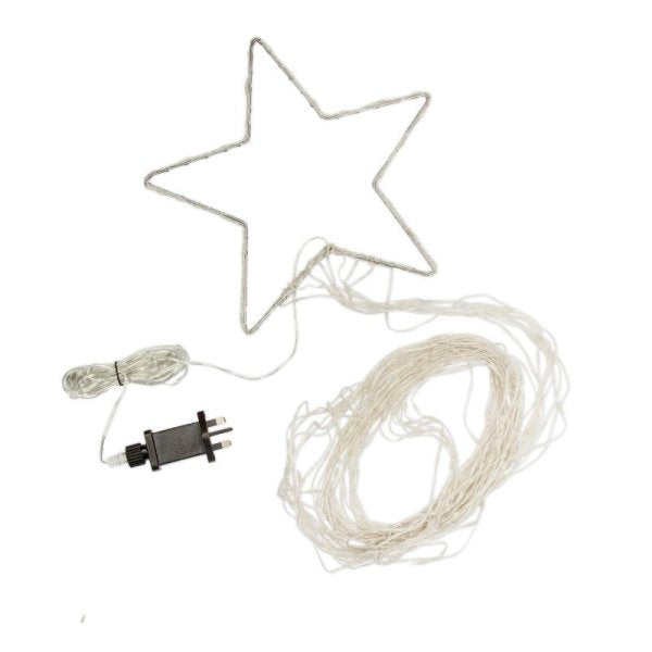 Factory Seconds: 3m Shooting Christmas Star Light LED Decoration in Warm White