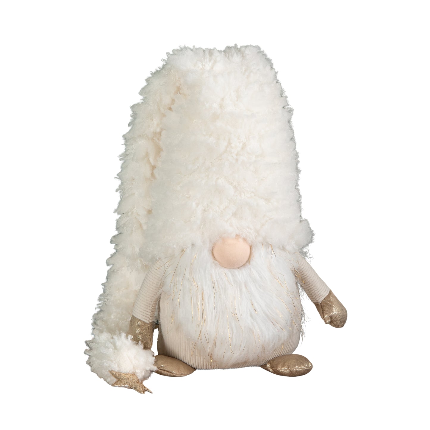 40cm Extra Large White Super Soft Christmas Snow Gonk Decoration