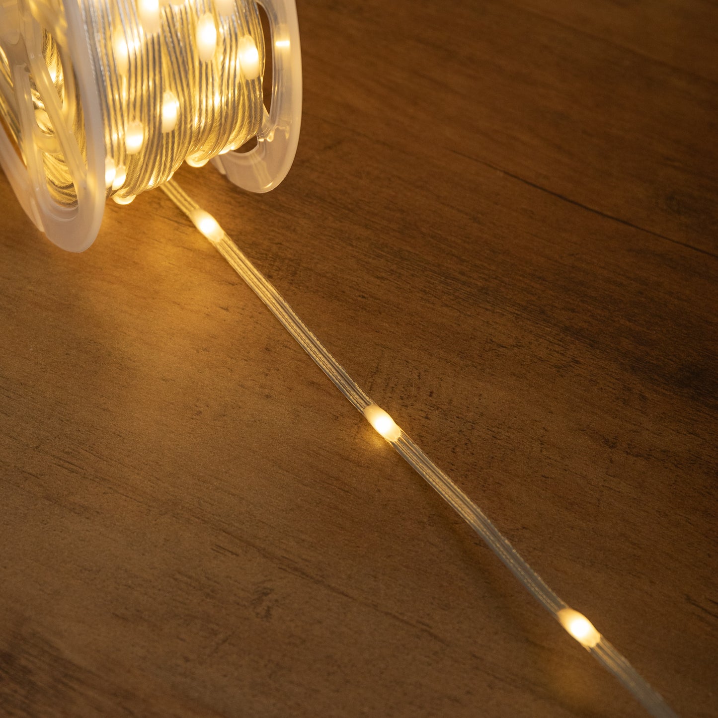 37.5m Light up Christmas Two Tone String Lights with 500 Warm White & Multi-Coloured LEDs