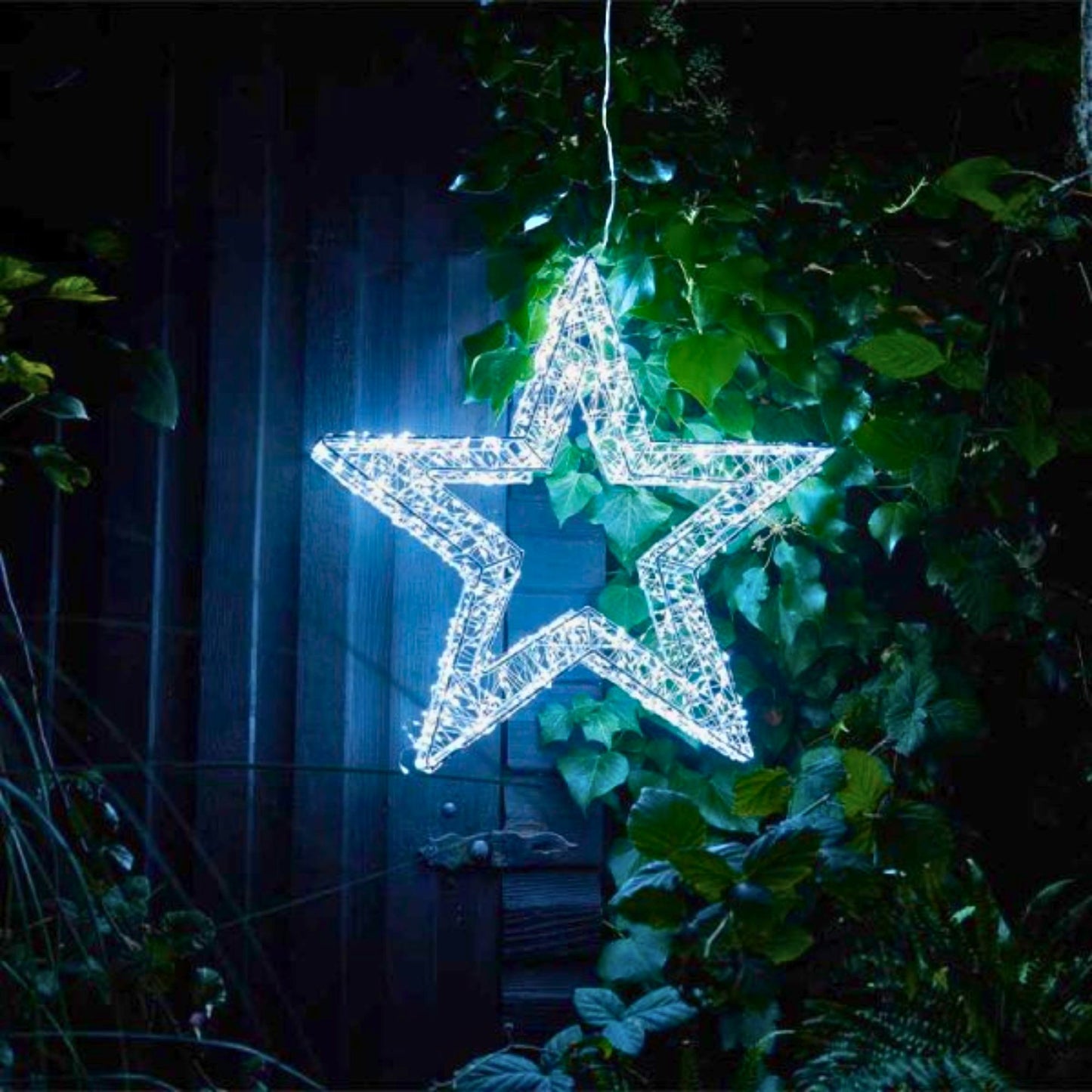 38cm Light up Christmas Galaxy Star with 960 Cool White LEDs & Timer Function