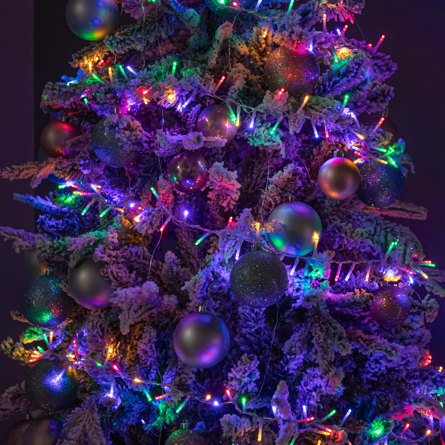 18.7m 750 LED TreeBrights Christmas String Lights on Clear Cable with Timer in Multi-Coloured