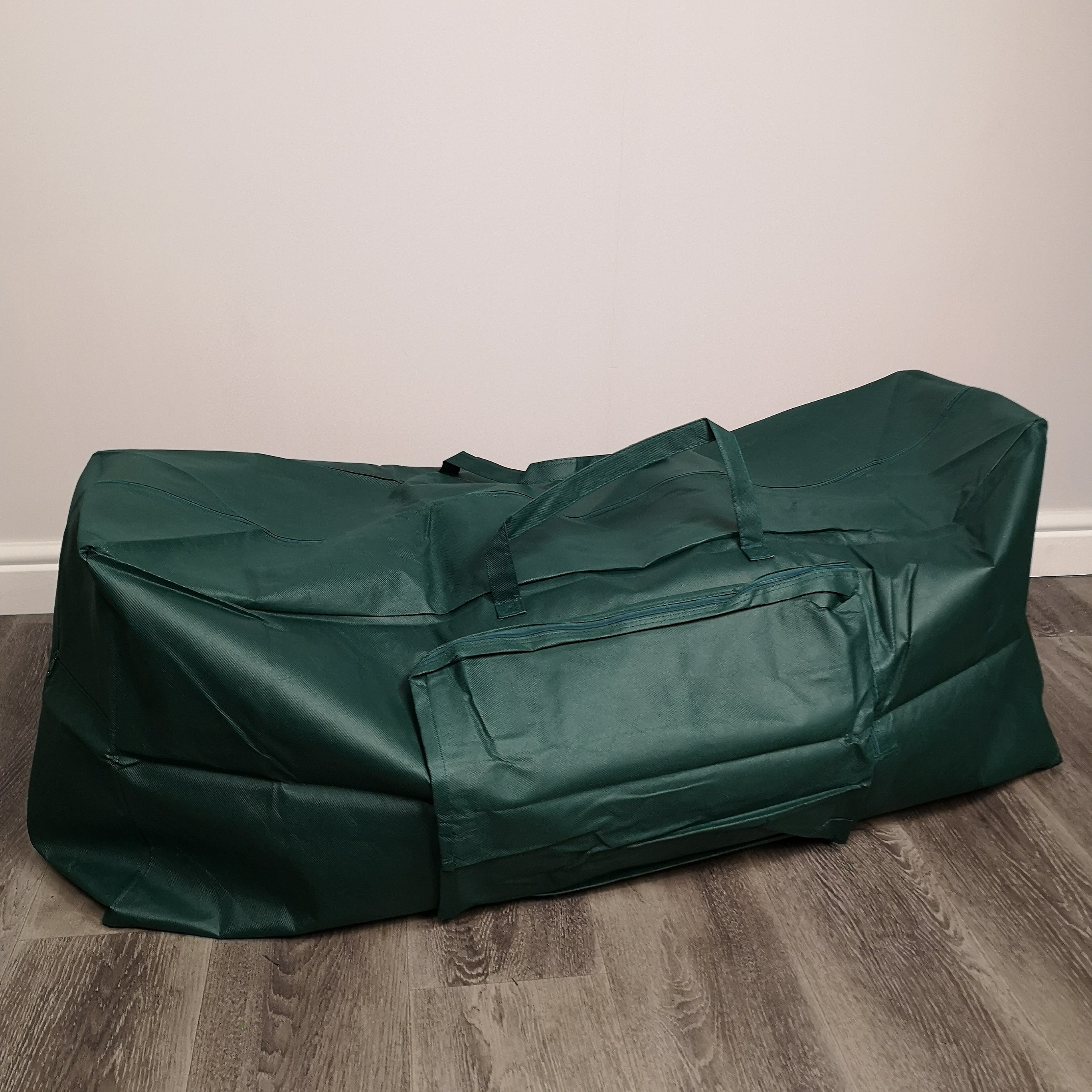 1.2m Green Christmas Tree Storage Bag with Zip and Carry Handle