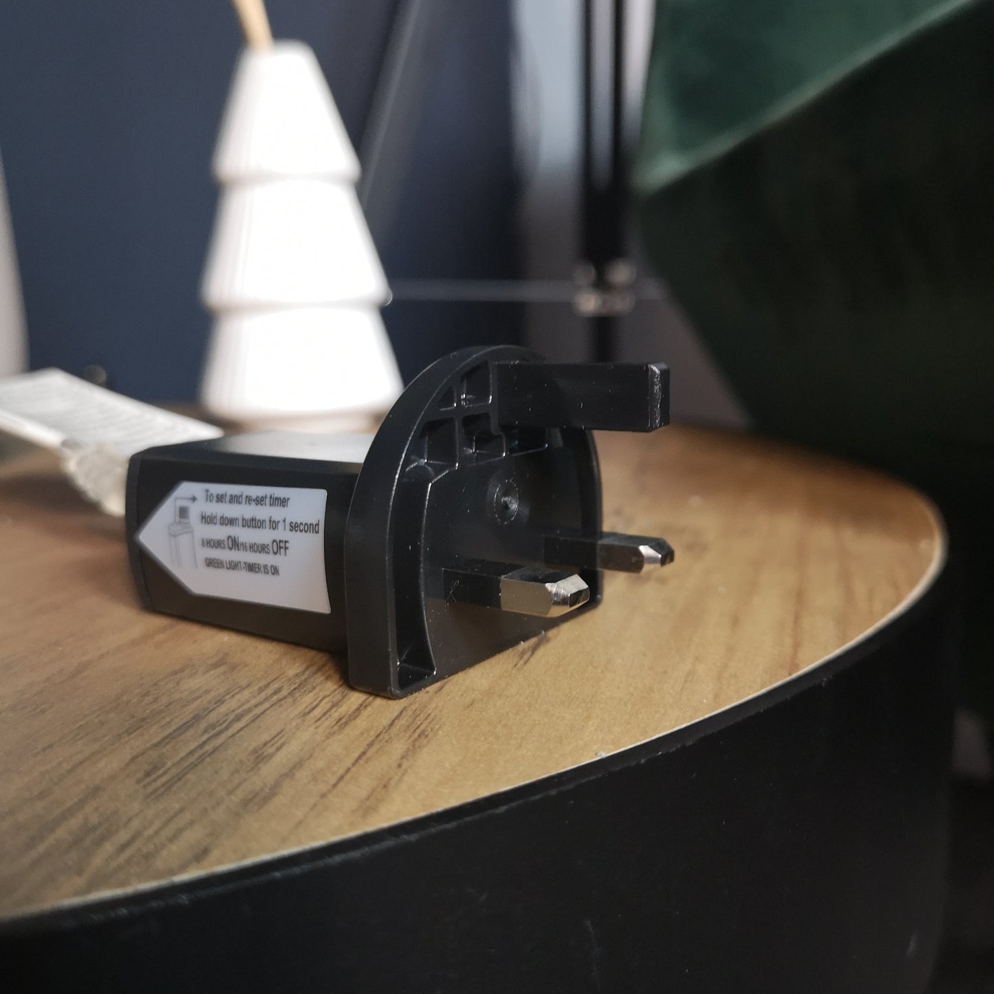 5.4m LED Multi Function Rose Gold Garland Wire Light Christmas Decoration with Timer in Warm White