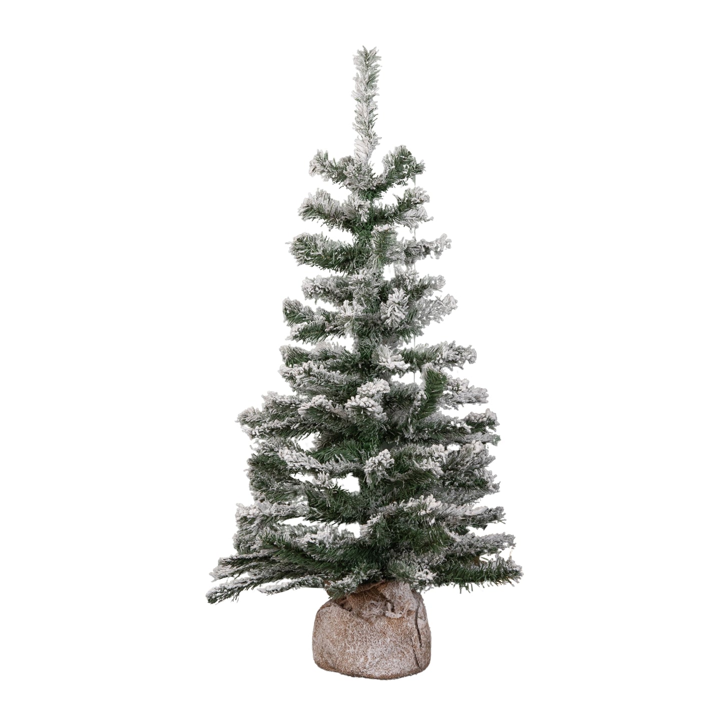 3ft (90cm) Mini Imperial Snowy Christmas Tree in Jute Bag