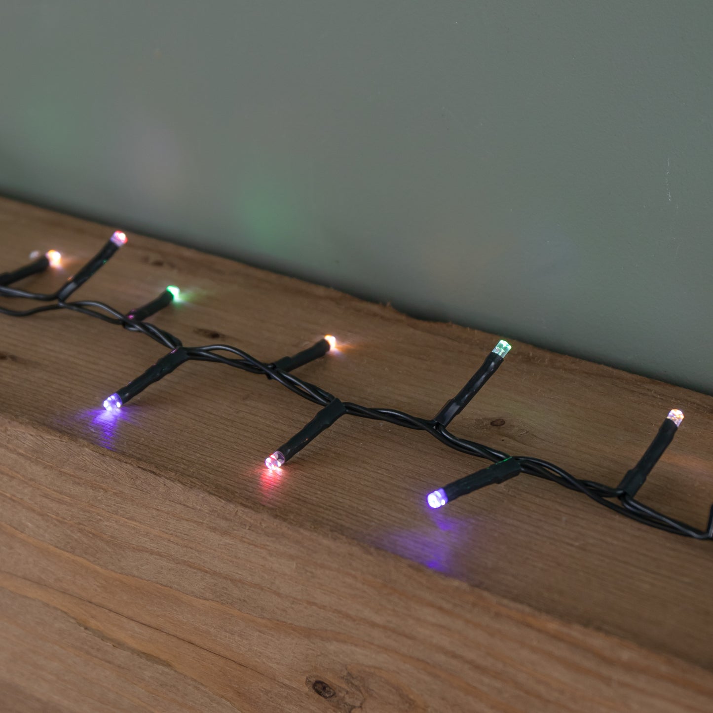 15.5m 600 LED Colour Changing Christmas String Lights in White to Multi-Colour