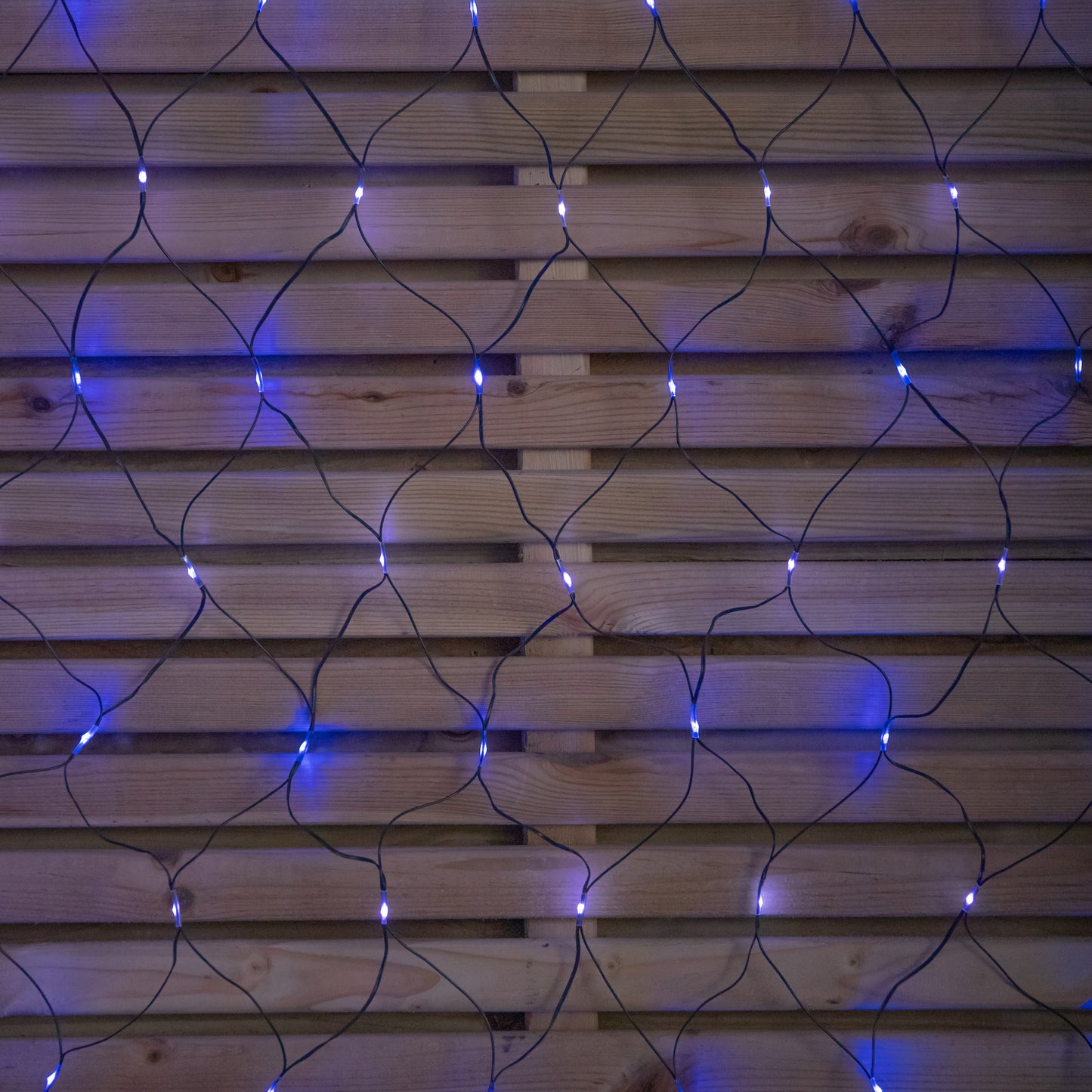 3.5m x 1.2m Christmas Window Net Lights with Multi-Action Blue & White LEDs