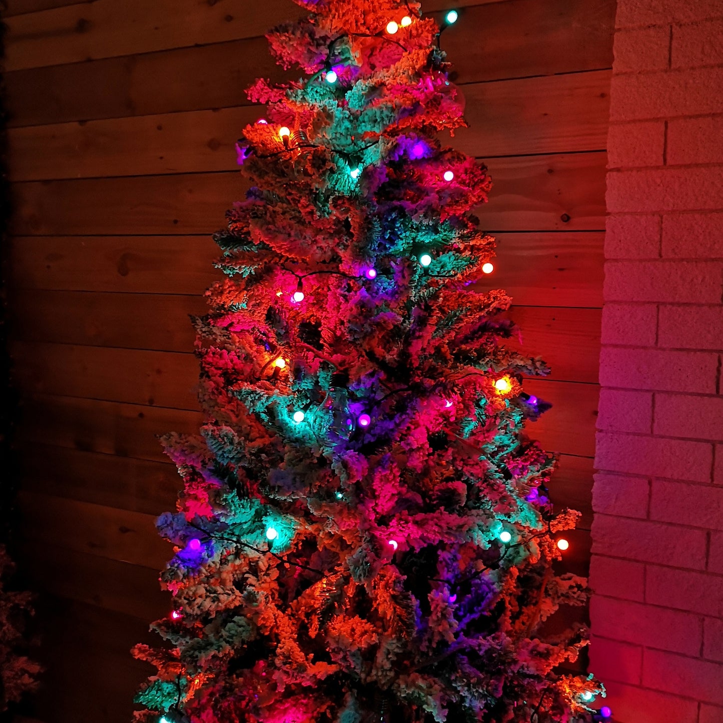 10m 100 LED Pearl Berry Rainbow String Lights Garden Christmas Lights with Timer