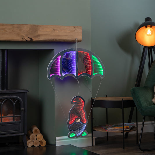 85cm LED Infinity Light Gonk Hanging Parachute