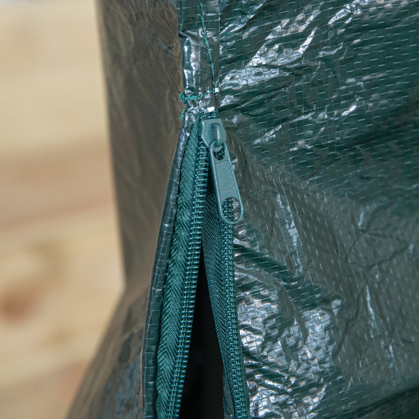 1.5m Waterproof Protective Garden Parasol Cover with Tie Down Cord & Zip