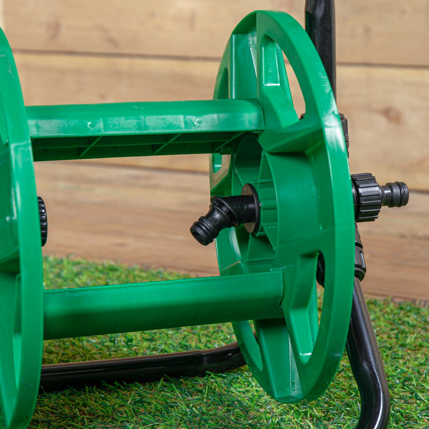30m Portable Garden Hose Pipe Storage Reel with Crank Handle