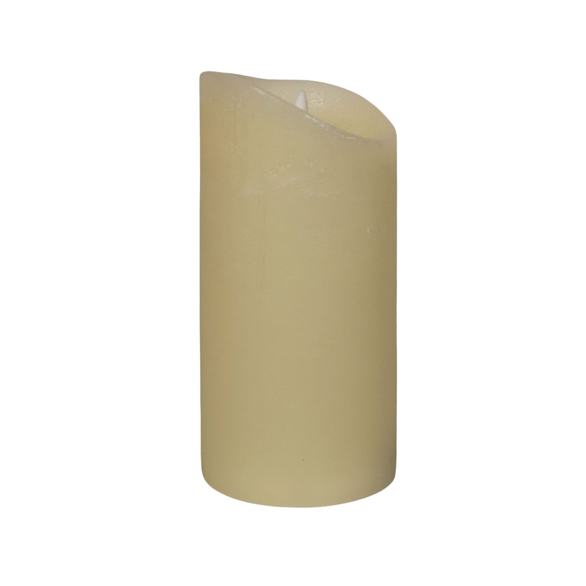 18cm Premier Christmas Cream Flickerbright Candle with Timer