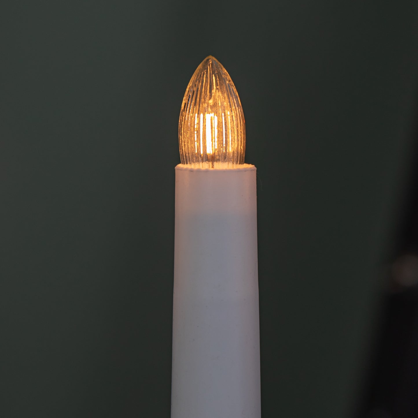 42cm Light up Christmas Candle Bridge in White with 7 Bulbs