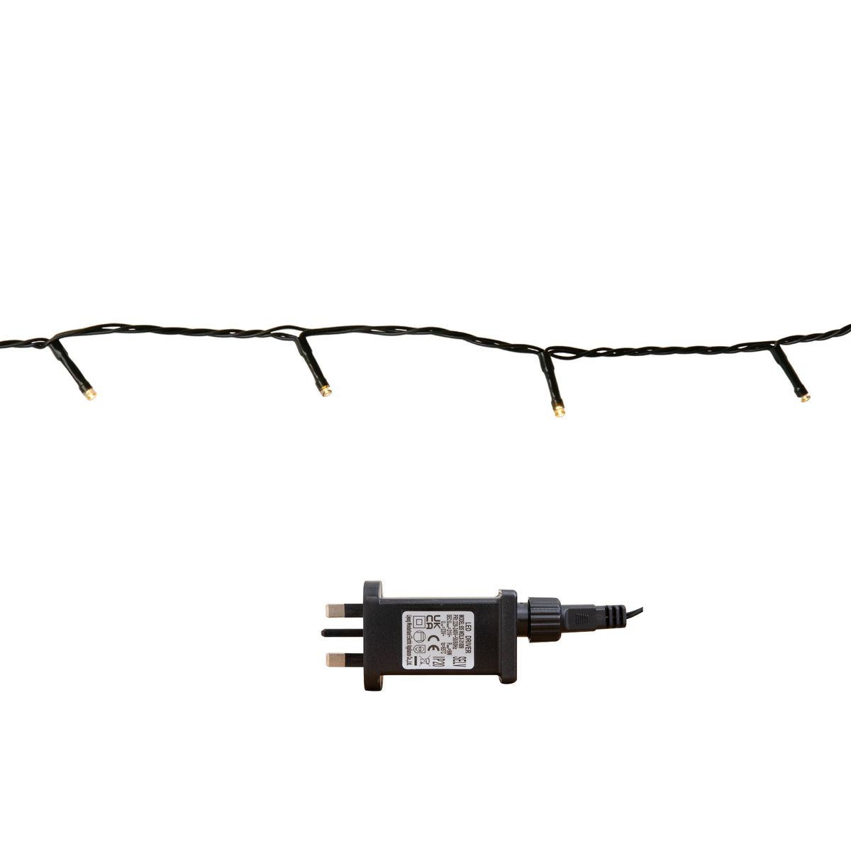 100m 1000 LED Multi-Action Christmas String Lights in Warm White