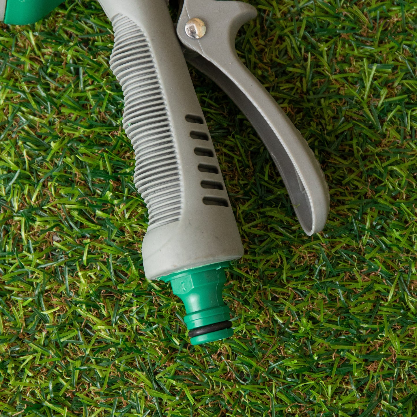 2 Pack of 6 Pattern Garden Hose Pipe Spray Gun Set with Fittings