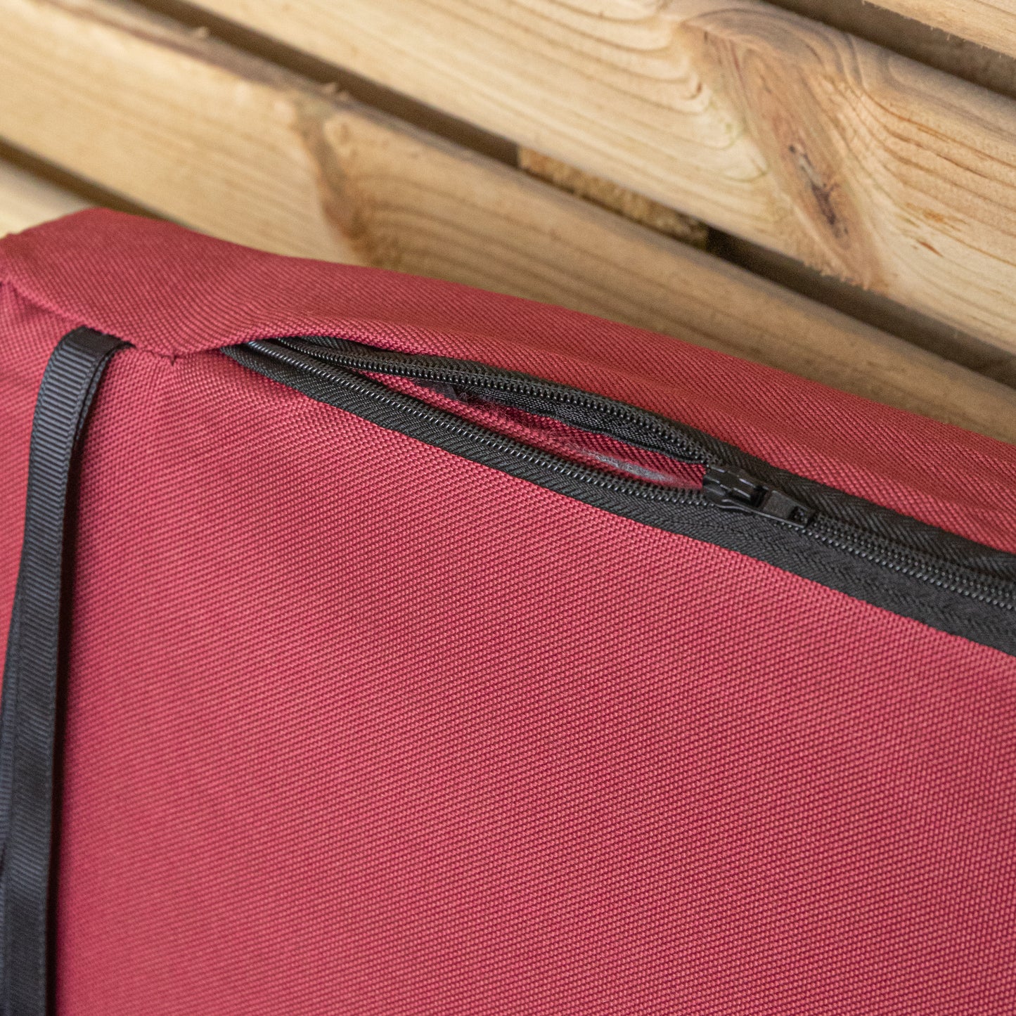 52 x 41cm Cushion Base for Single Wooden Garden Chair in Burgundy