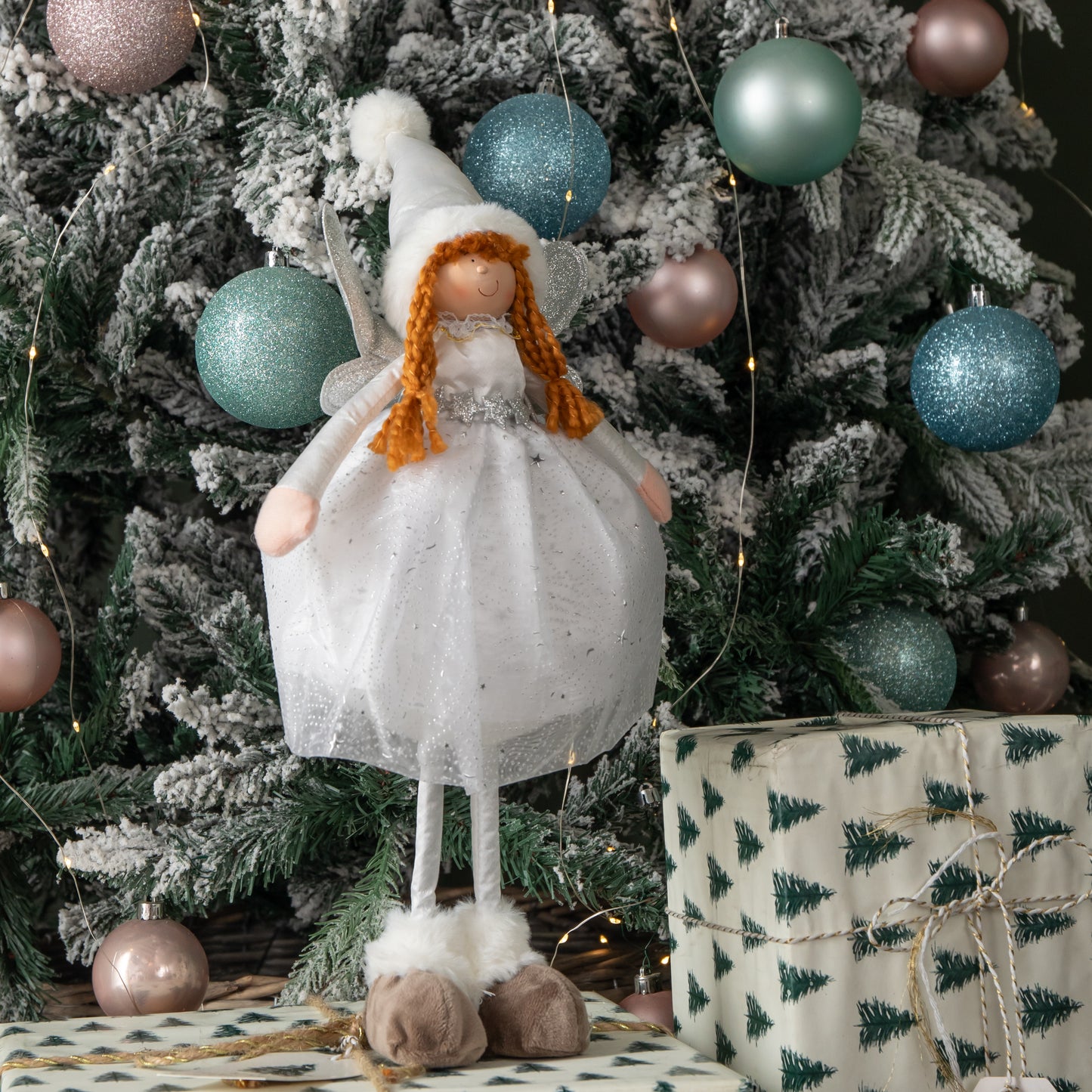 48cm Standing Soft White Fairy Magic Christmas Decoration