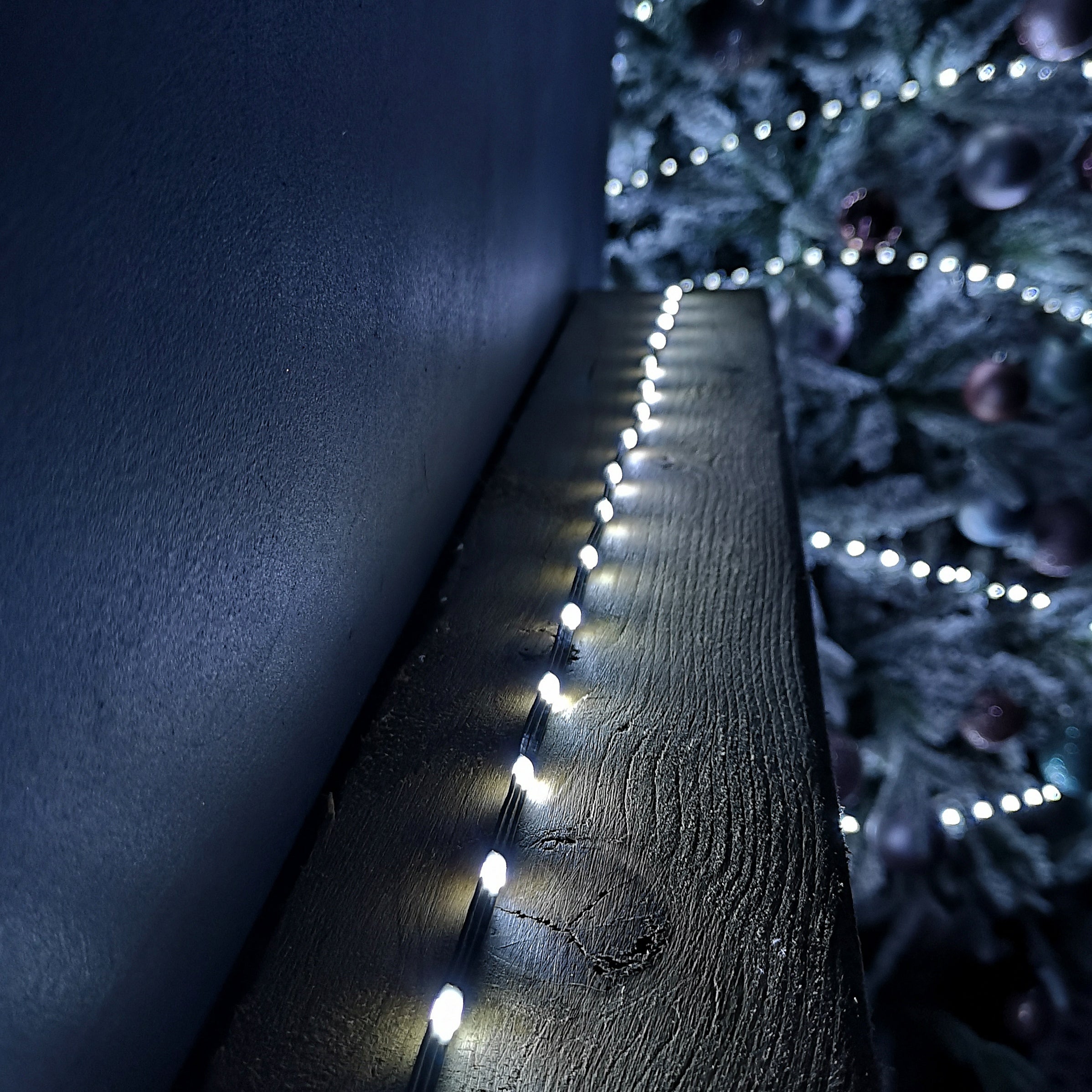 17.5m Indoor Outdoor Flexibrights Christmas Lights with 500 White LEDs