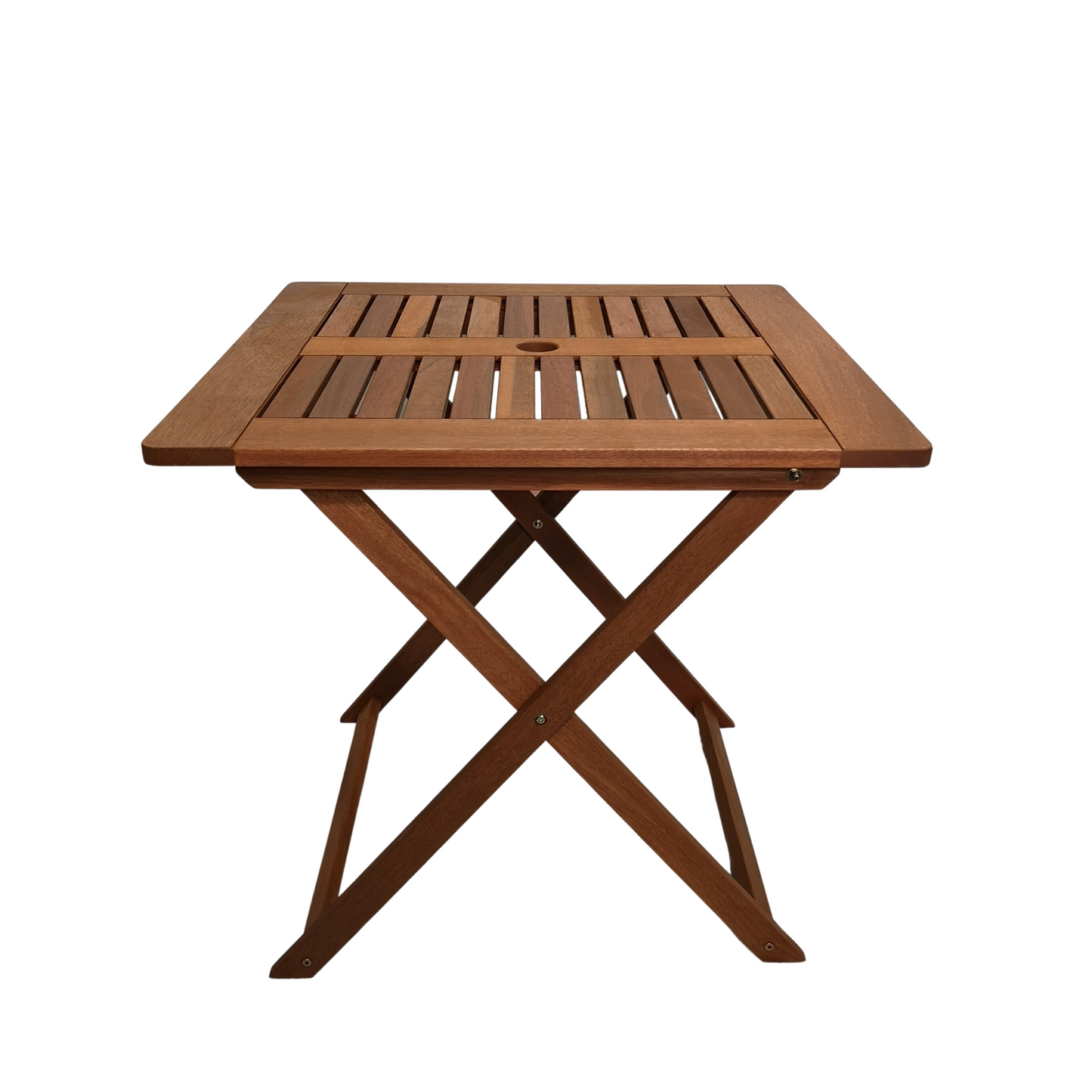 Outdoor 4 Person Folding Square Wooden Garden Dining Table Chairs Set