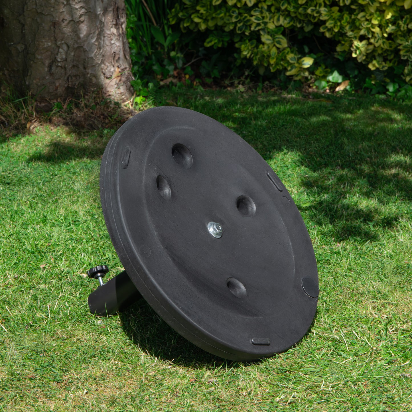11kg Black Heavy Duty Round Garden Patio Parasol Umbrella Base